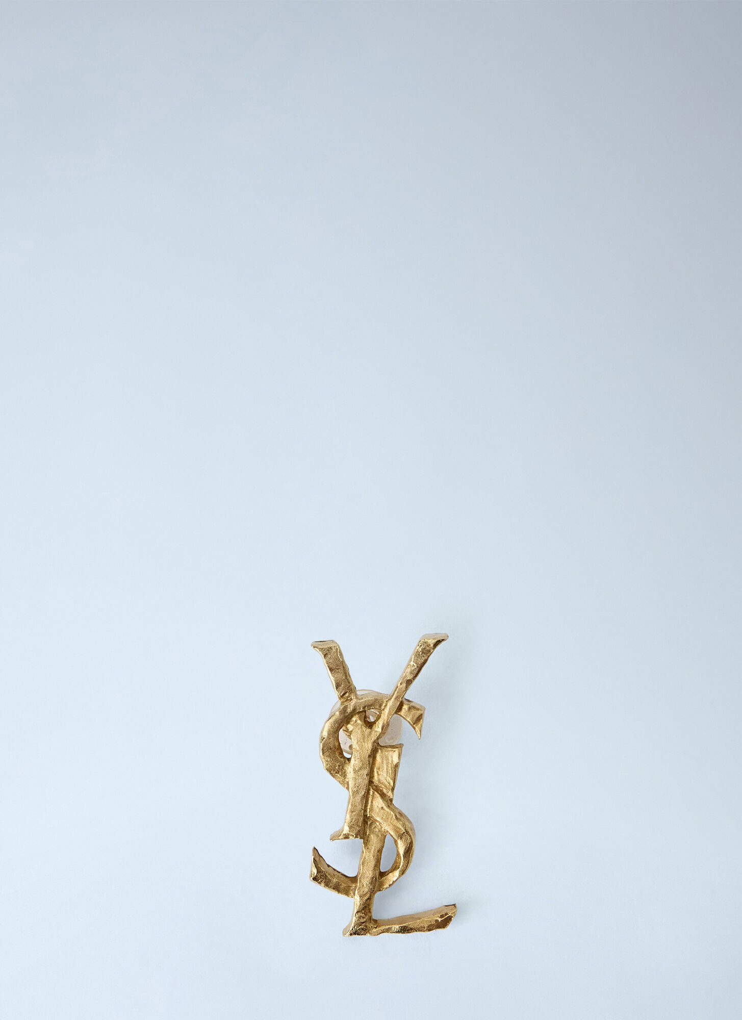 Saint Laurent Cassandre Single Earring - Woman Jewellery Gold One Size