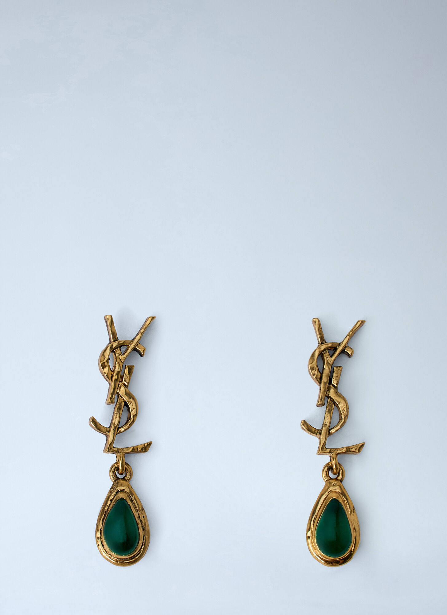 Saint Laurent Cassandre Drop Earrings - Woman Jewellery Gold One Size　サンローラン カサンドル ドロップ イヤリング - 女性 ジュエリー ゴールド フリーサイズ Saint