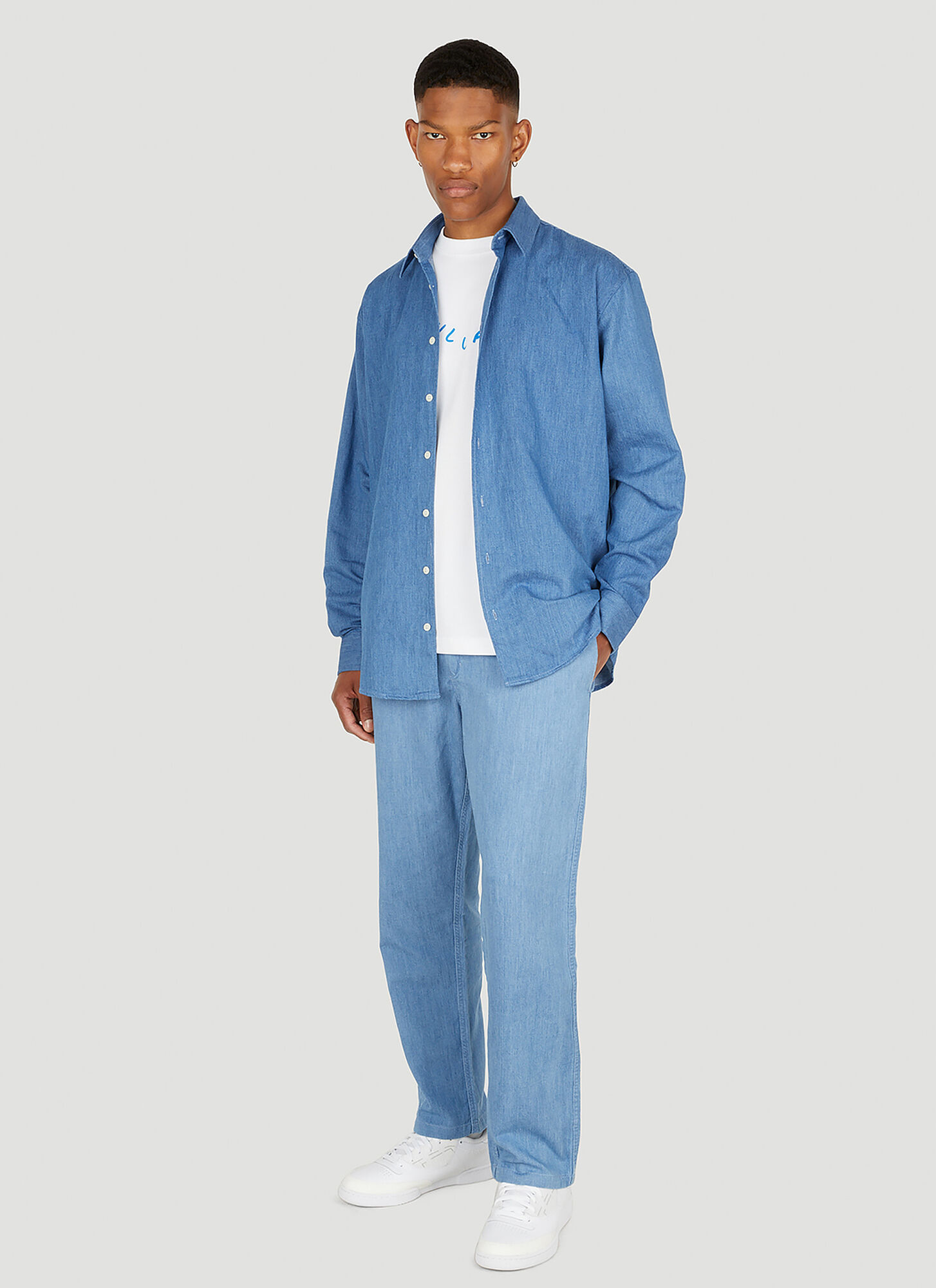  Soulland Soulland Damon Shirt - Mann Hemden Blue M 