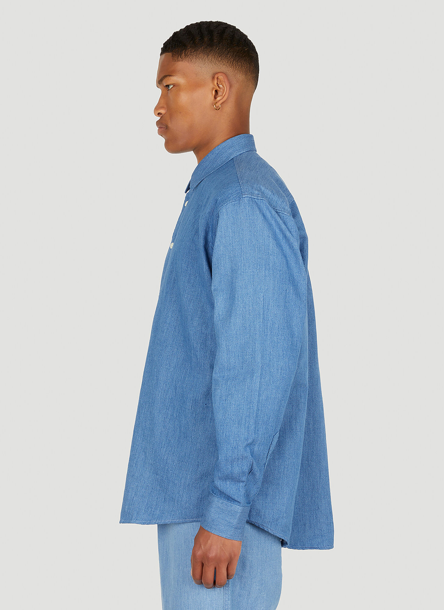  Soulland Soulland Damon Shirt - Mann Hemden Blue M 