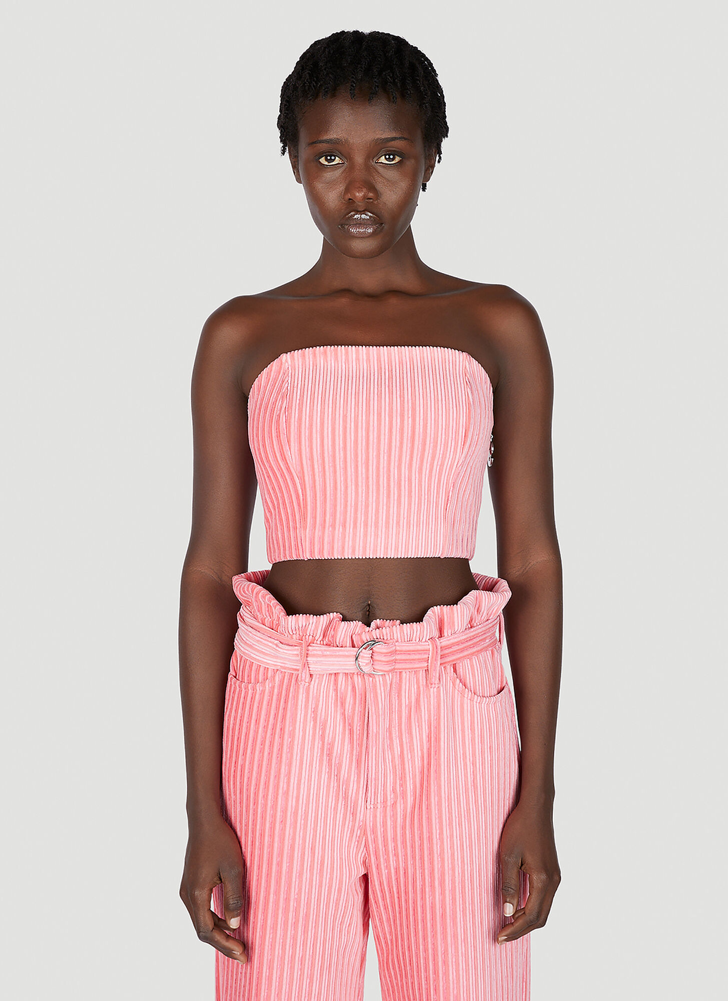 Simon Miller Donna Rosa Corduroy Strapless Top - Immagine 2
