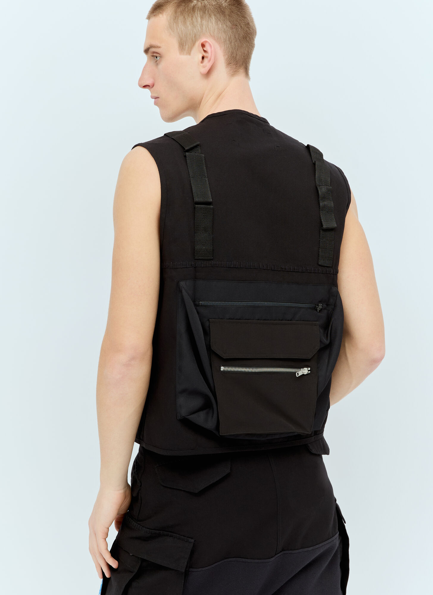 Space Available Space Available Utility Recycled Vest -  Jackets Black M 