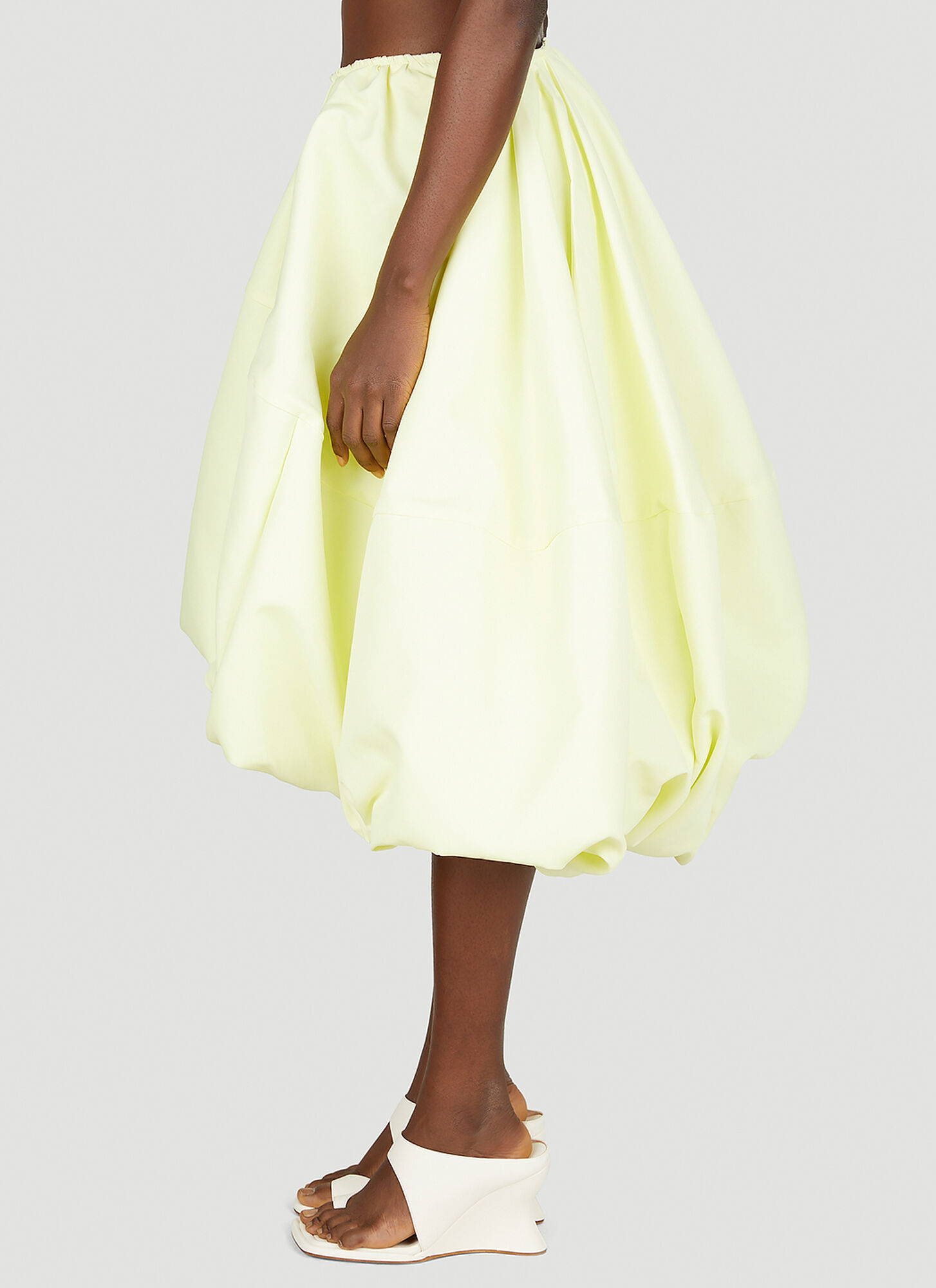  Sportmax Sportmax Balloon Midi Skirt - Frau Röcke Yellow It - 40 