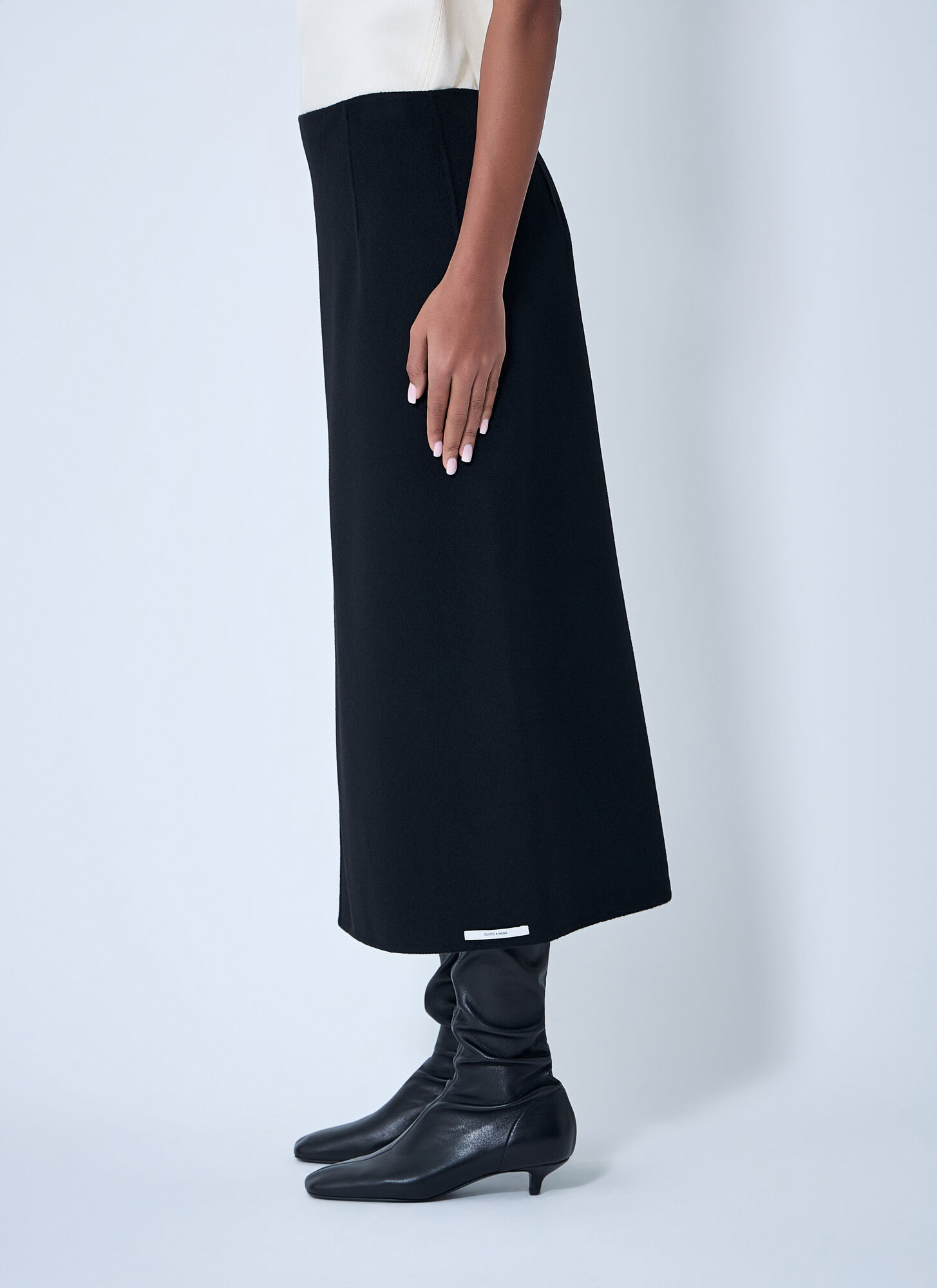  Sportmax Sportmax Wool Skirt - Frau Röcke Black It - 38 