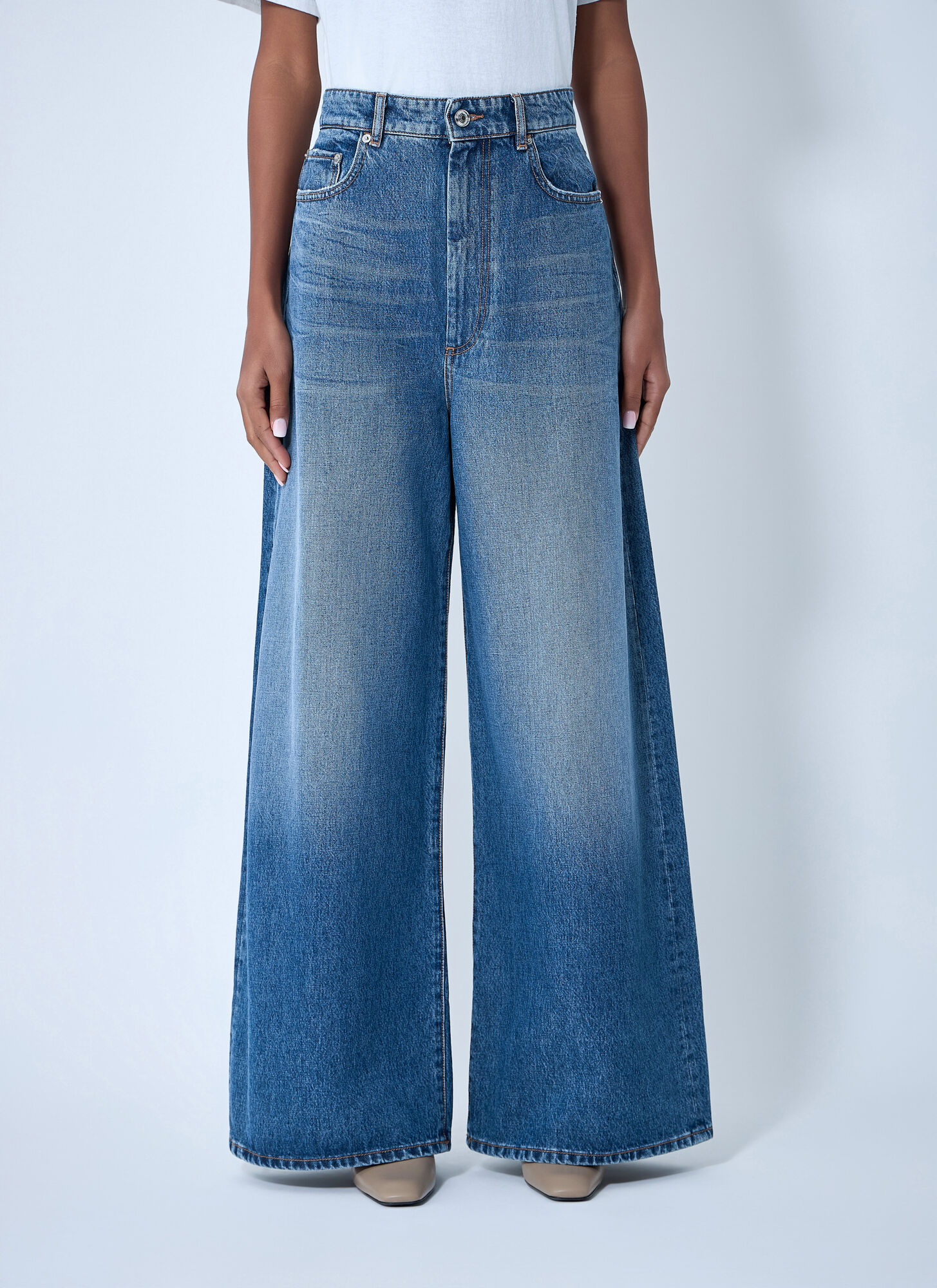 Sportmax Women's Blue Five-Pocket Jeans - Woman Jeans 28