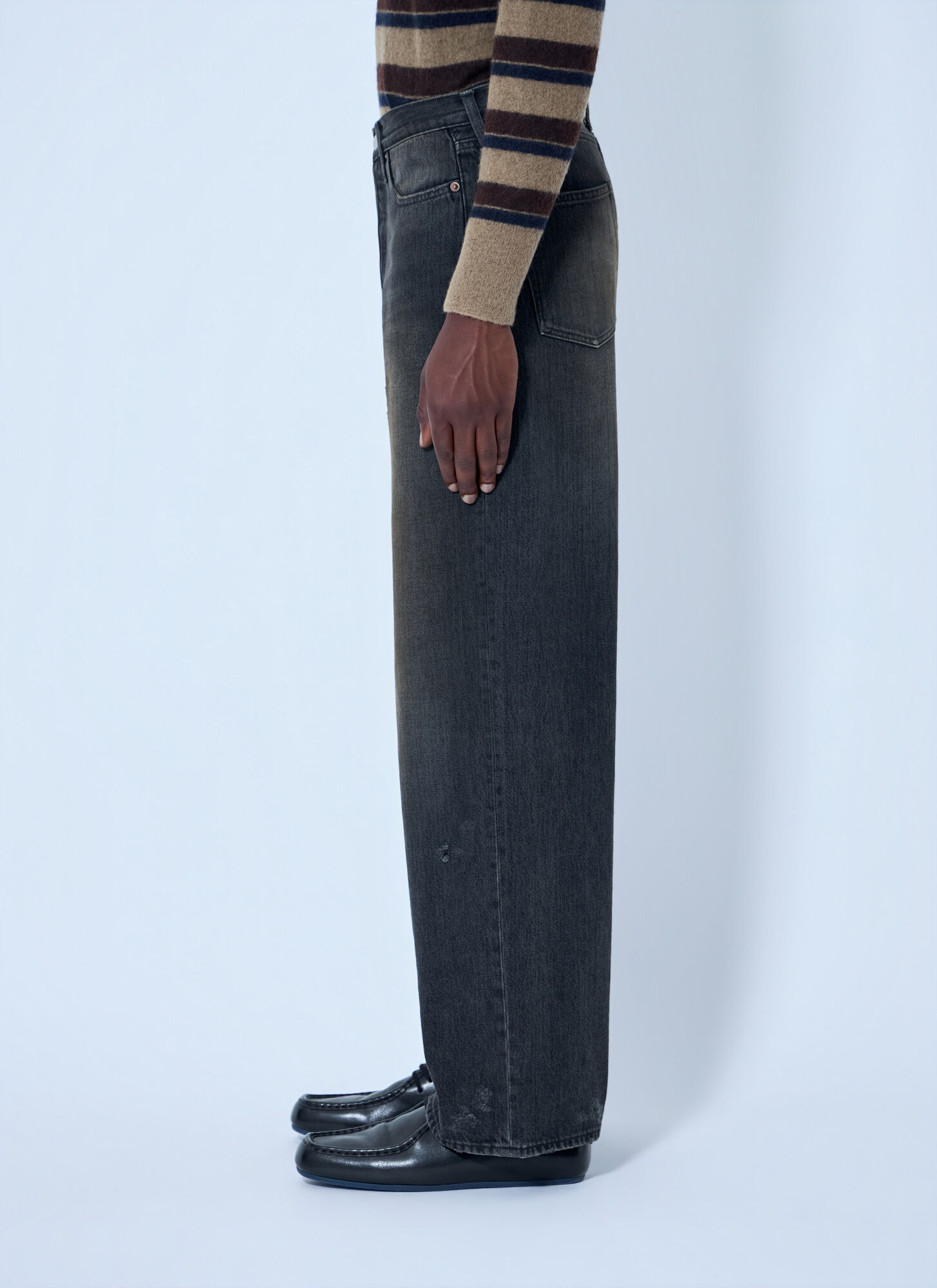  Ssstein Ssstein Loose Denim Jeans - Man Jeans Black M 