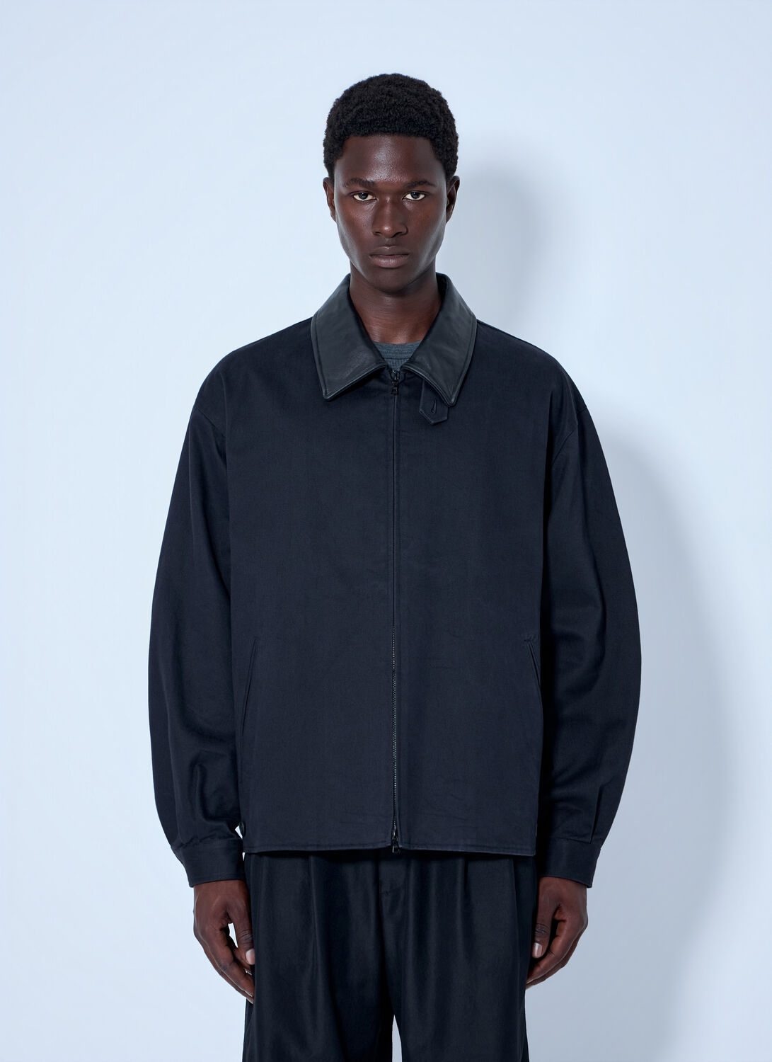 ssstein Sulfur Dyed Brush Chino Zip Jacket - Man Jackets Black M