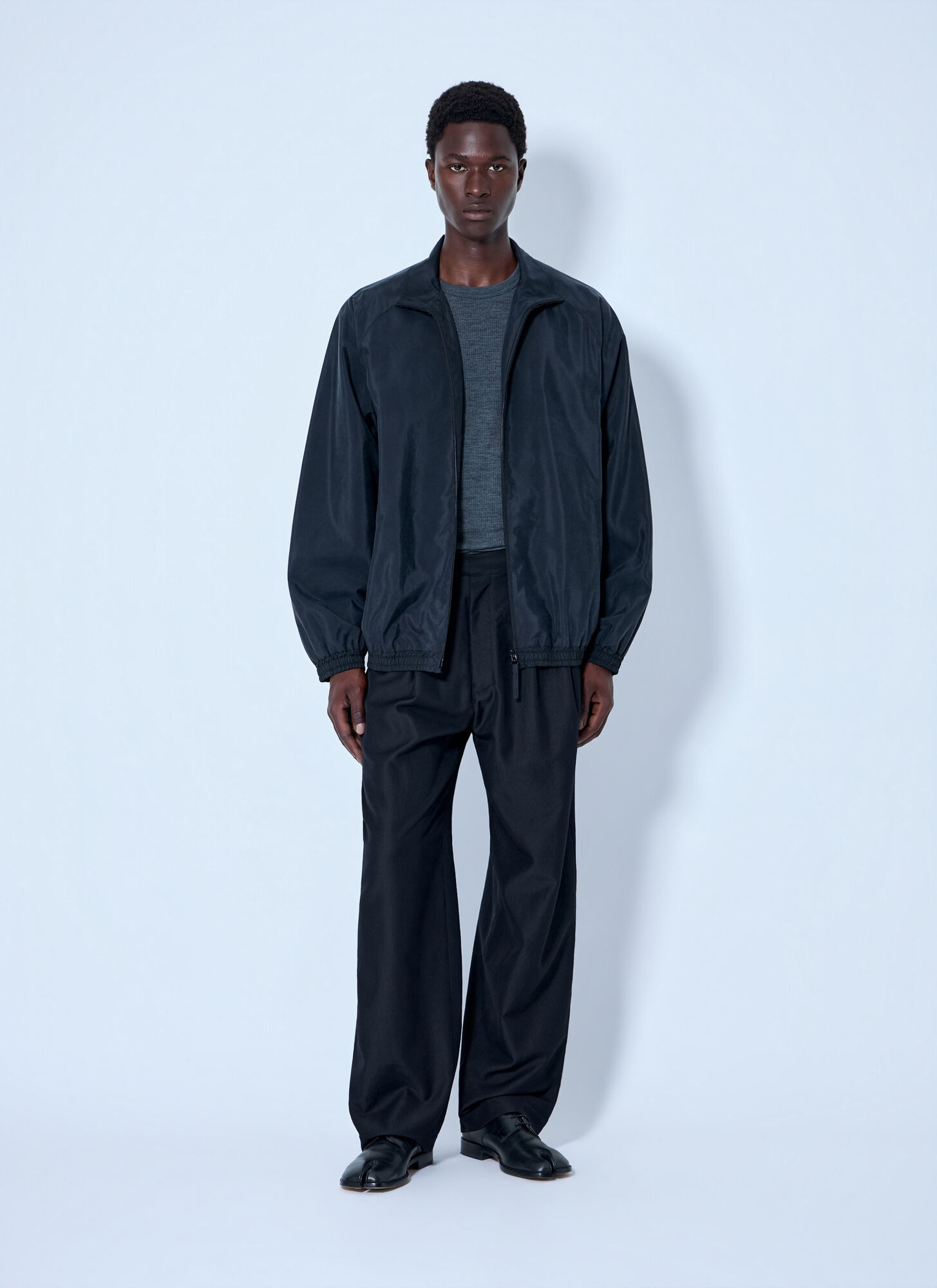  Ssstein Ssstein Silk Nylon Track Jacket - Man Jackets Black S 