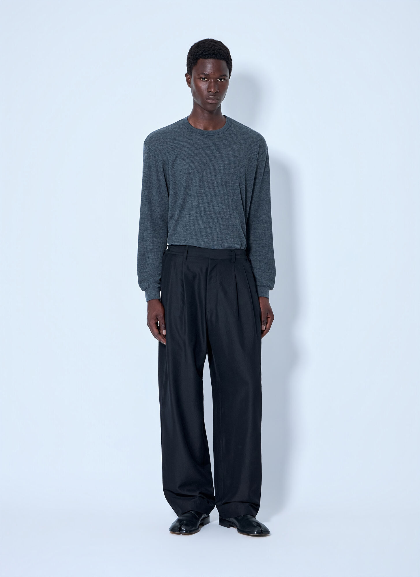  Ssstein Ssstein Wide Easy Pants - Man Pants Black L 