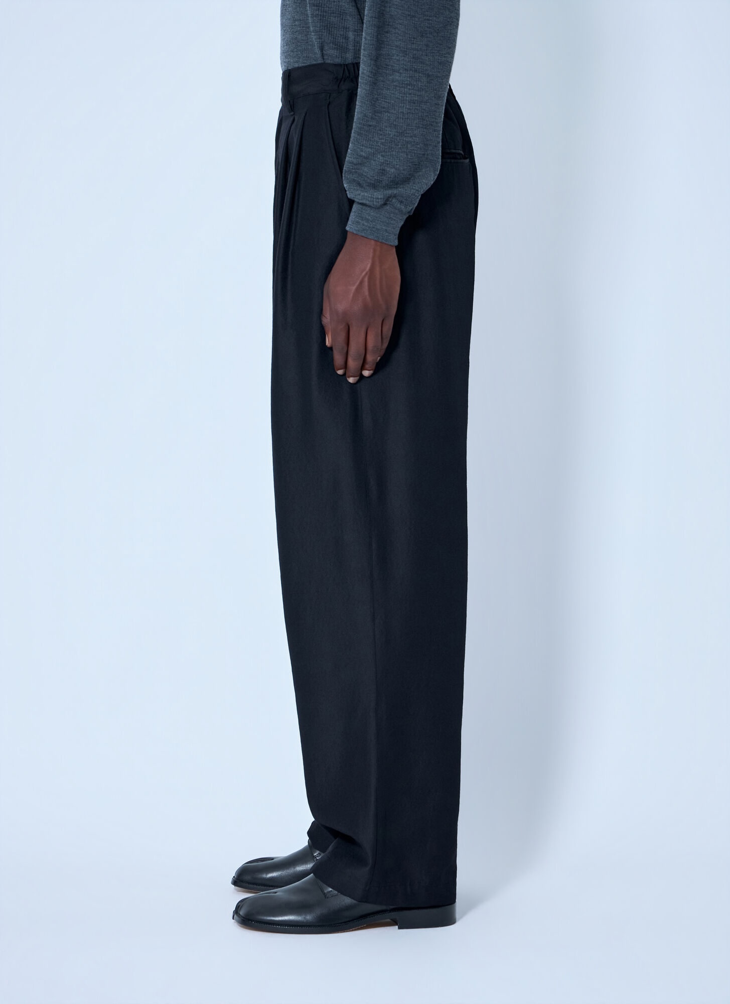  Ssstein Ssstein Wide Easy Pants - Man Pants Black L 