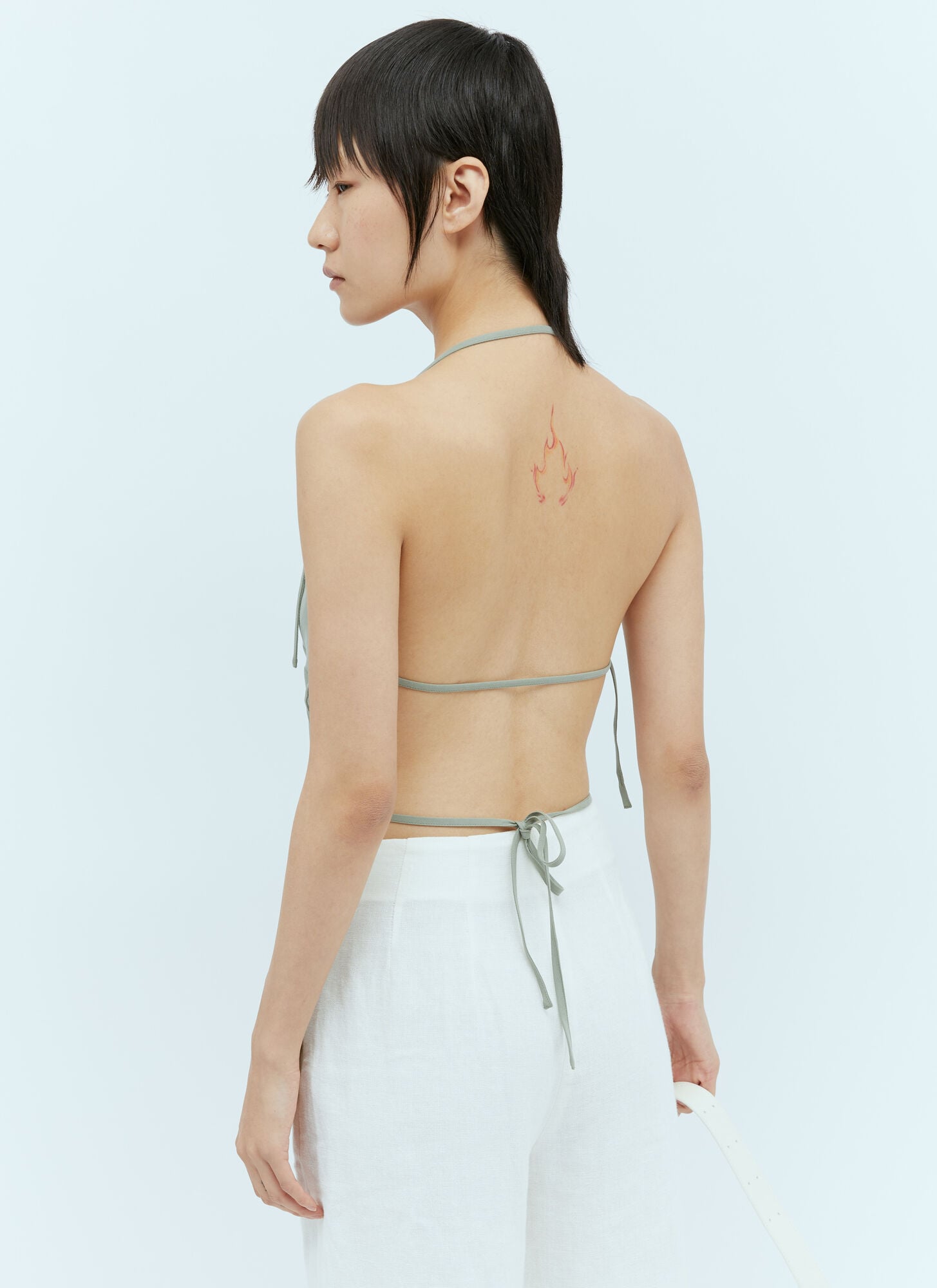  St. Agni St. Agni Adjustable Strap Top - Frau Tops Green Xs 