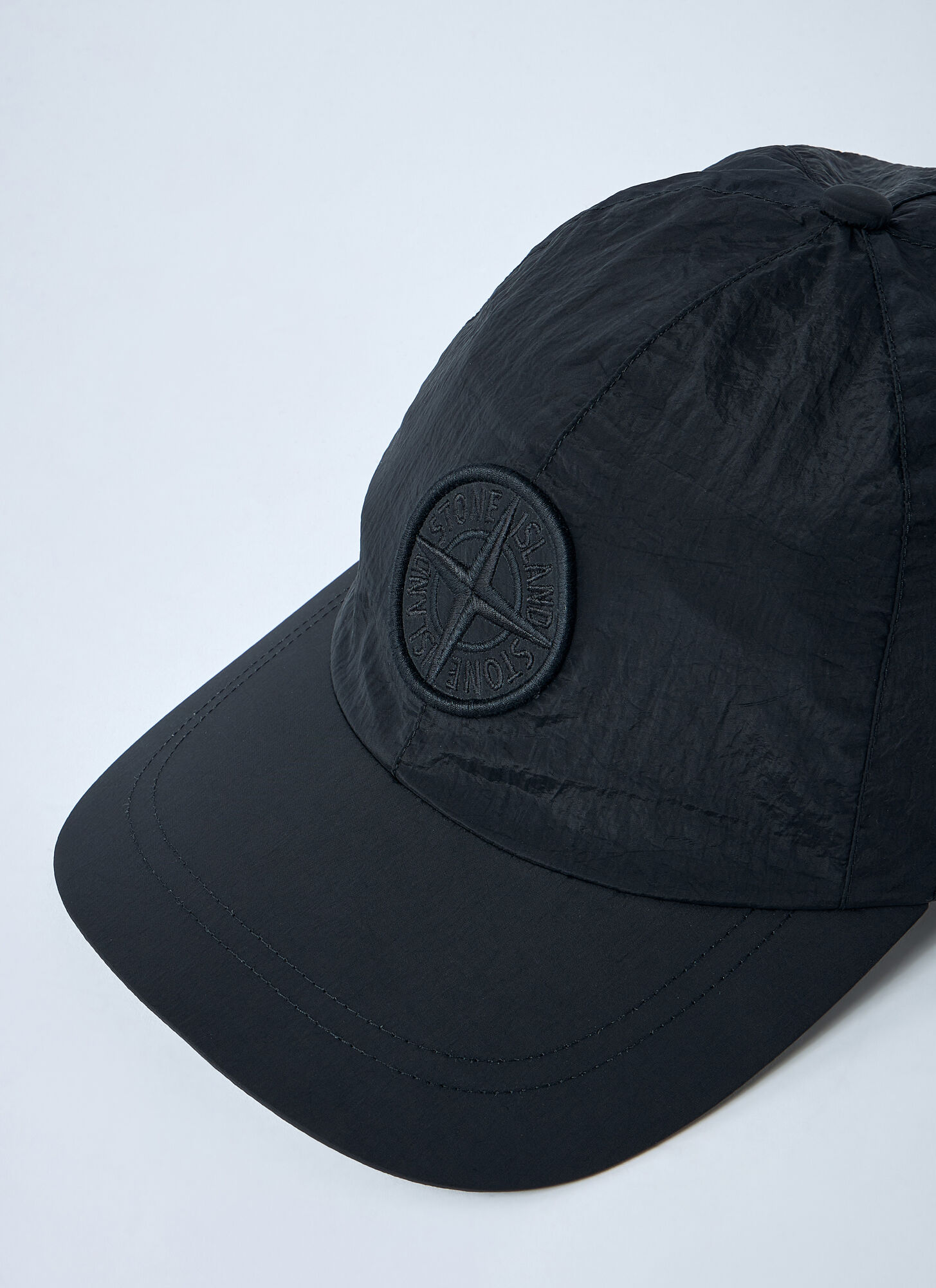  Stone Island Stone Island Logo Motif Baseball Cap - Mann Hats Black M 