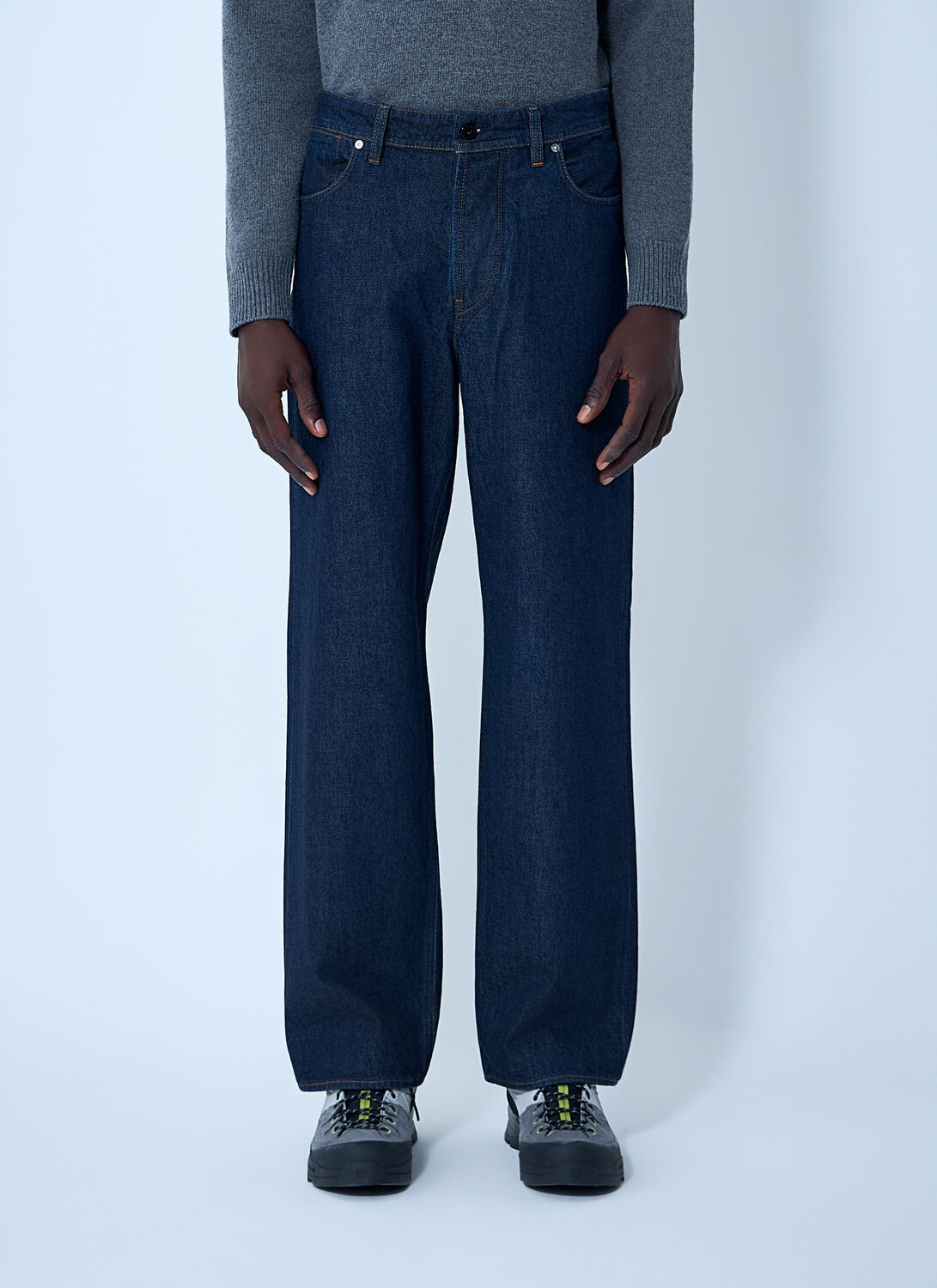 Stone Island Compass Patch Jeans - Man Jeans Blue 30
