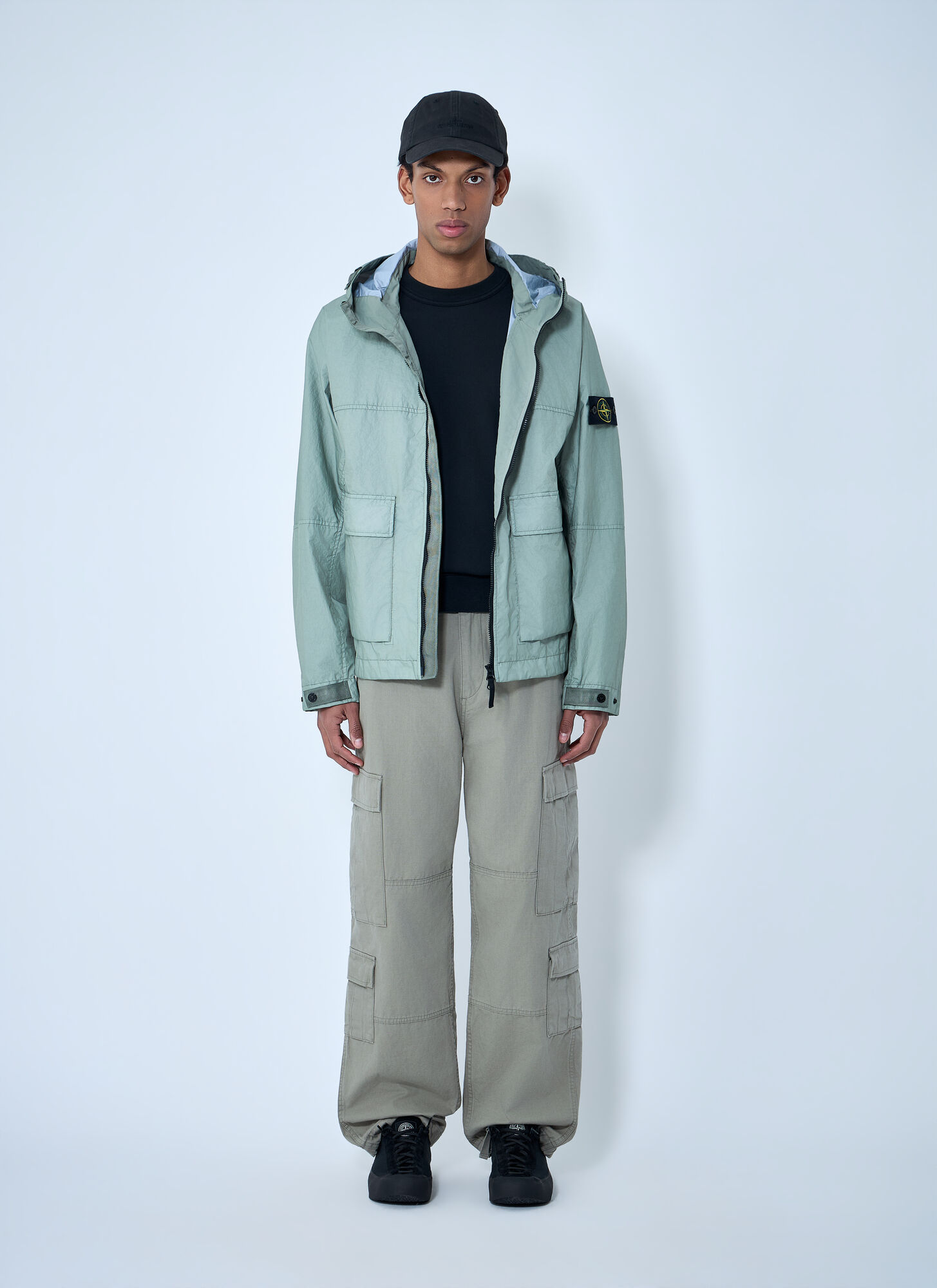  Stone Island Stone Island Short Parka Jacket - Mann Jacken Green M 