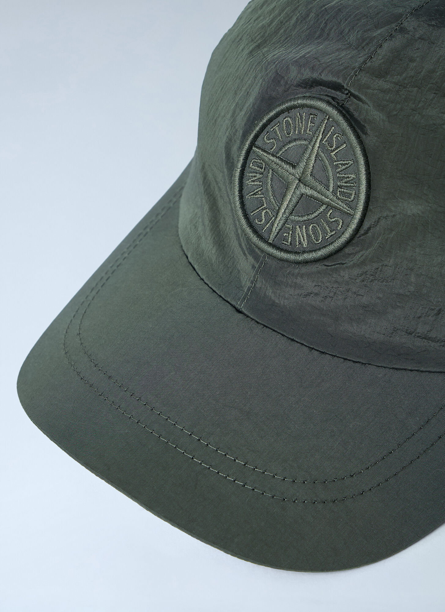  Stone Island Stone Island Logo Motif Baseball Cap - Mann Hats Green L 