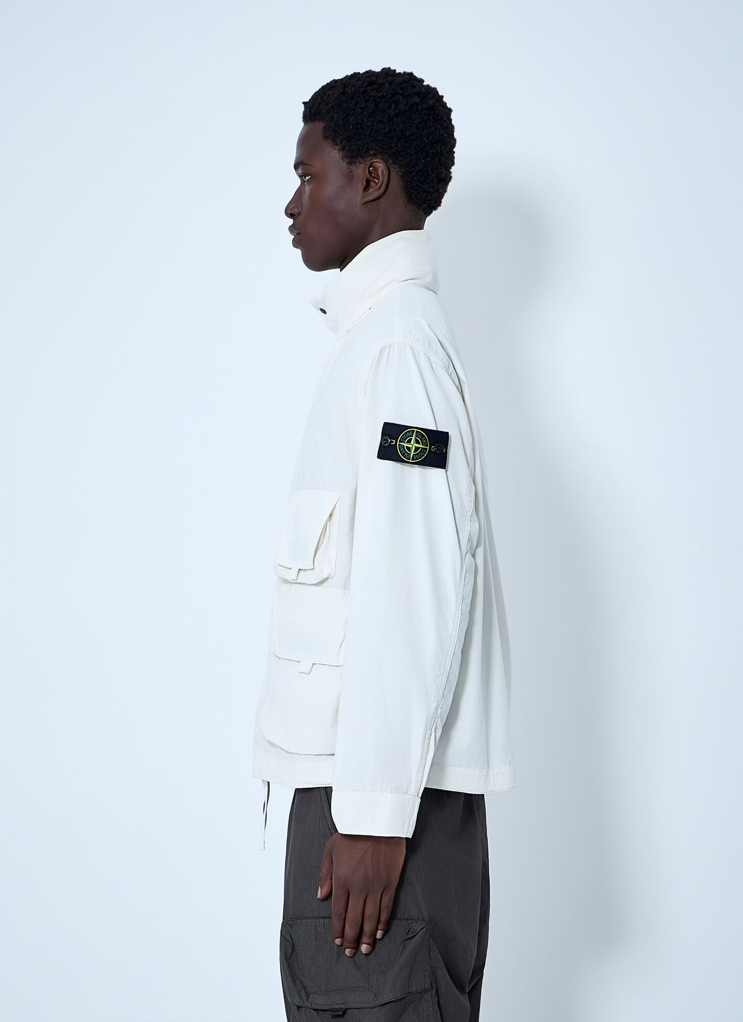  Stone Island Stone Island Utility Pocket Jacket - Mann Jacken Ivory L 