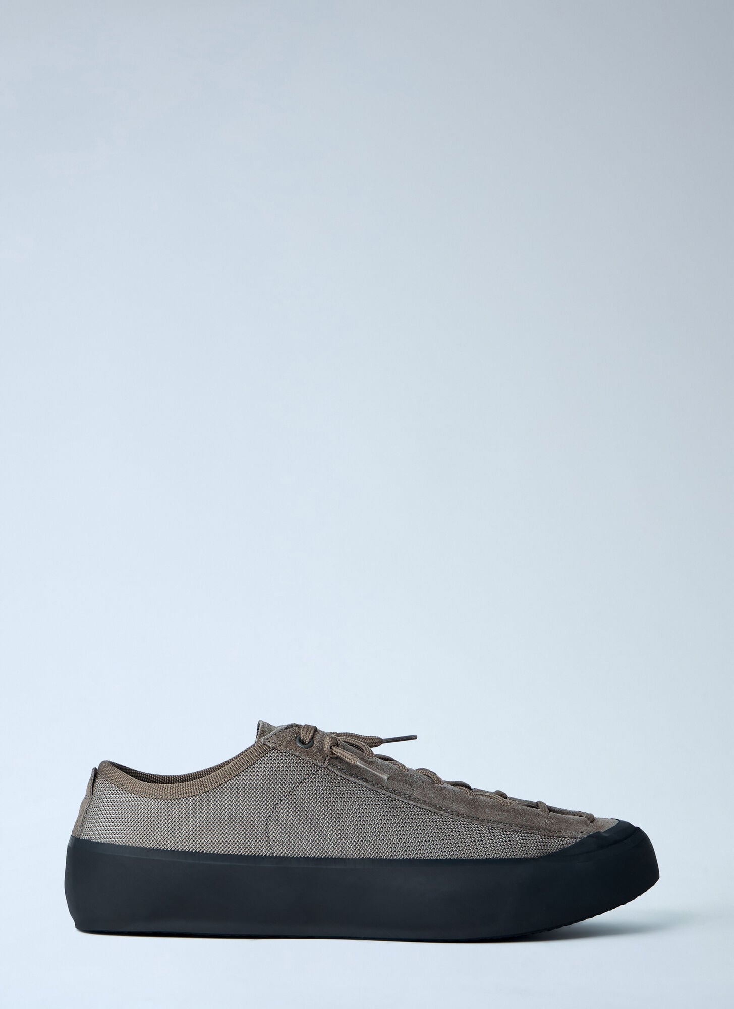 Stone Island Men's Brown Mesh Low-Top Sneakers - Man Sneakers Eu - 42