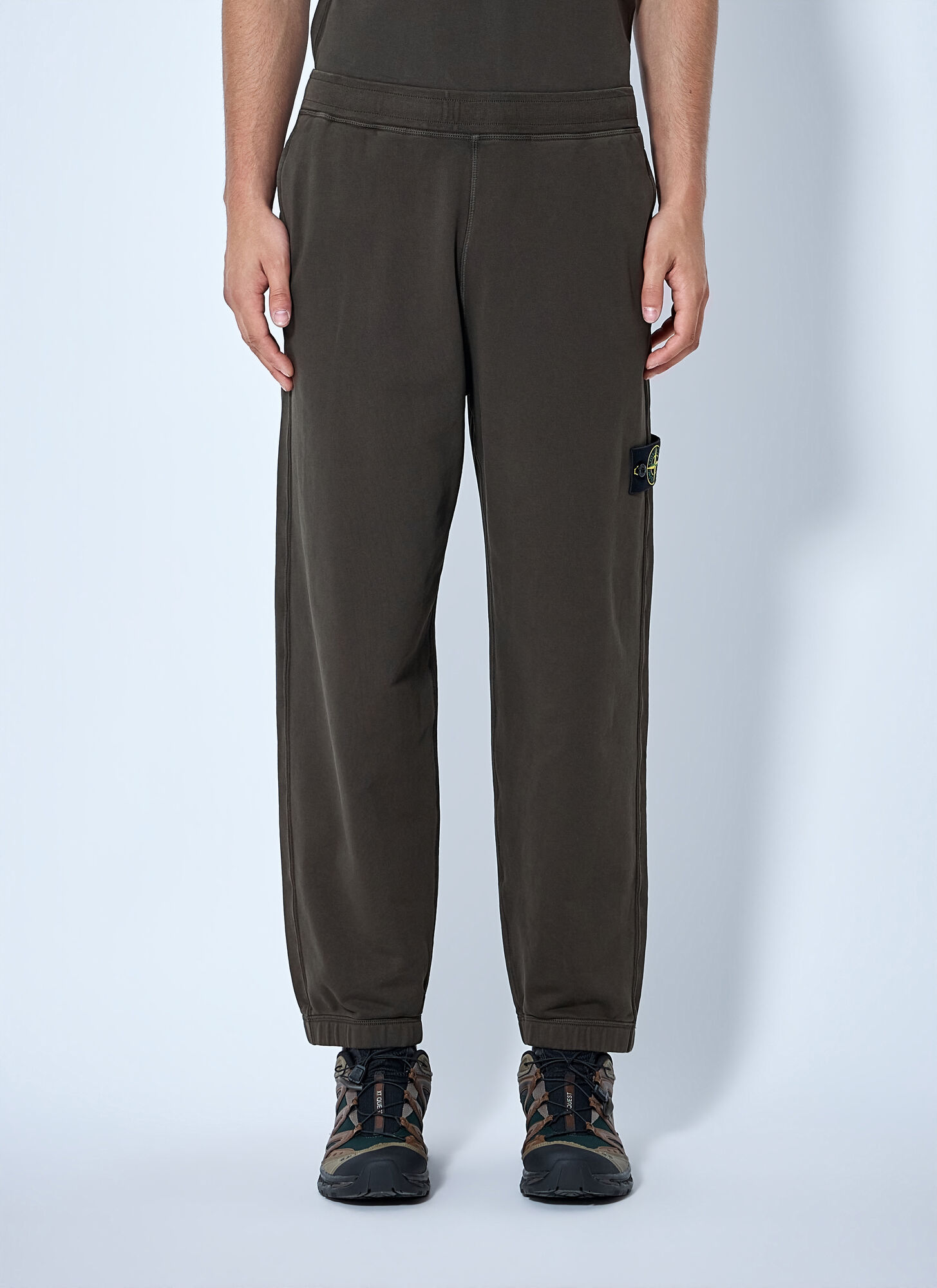 Stone Island Elasticated Waistband Joggers - Man Track Pants Green Xl　Stone Island 伸縮性ウエストバンド ジョガー - マン トラック パンツ グリーン XL Stone