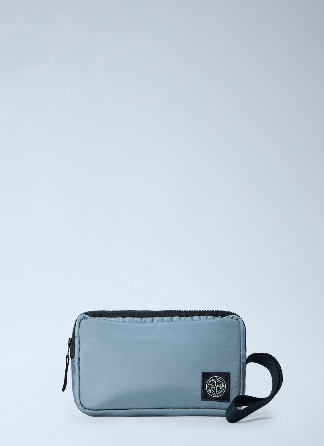 Stone Island Compact Nylon Pouch - Man Briefcases Light Blue One Size　Stone Island コンパクト ナイロン ポーチ - 男性 ブリーフケース ライトブルー フリーサイズ Stone