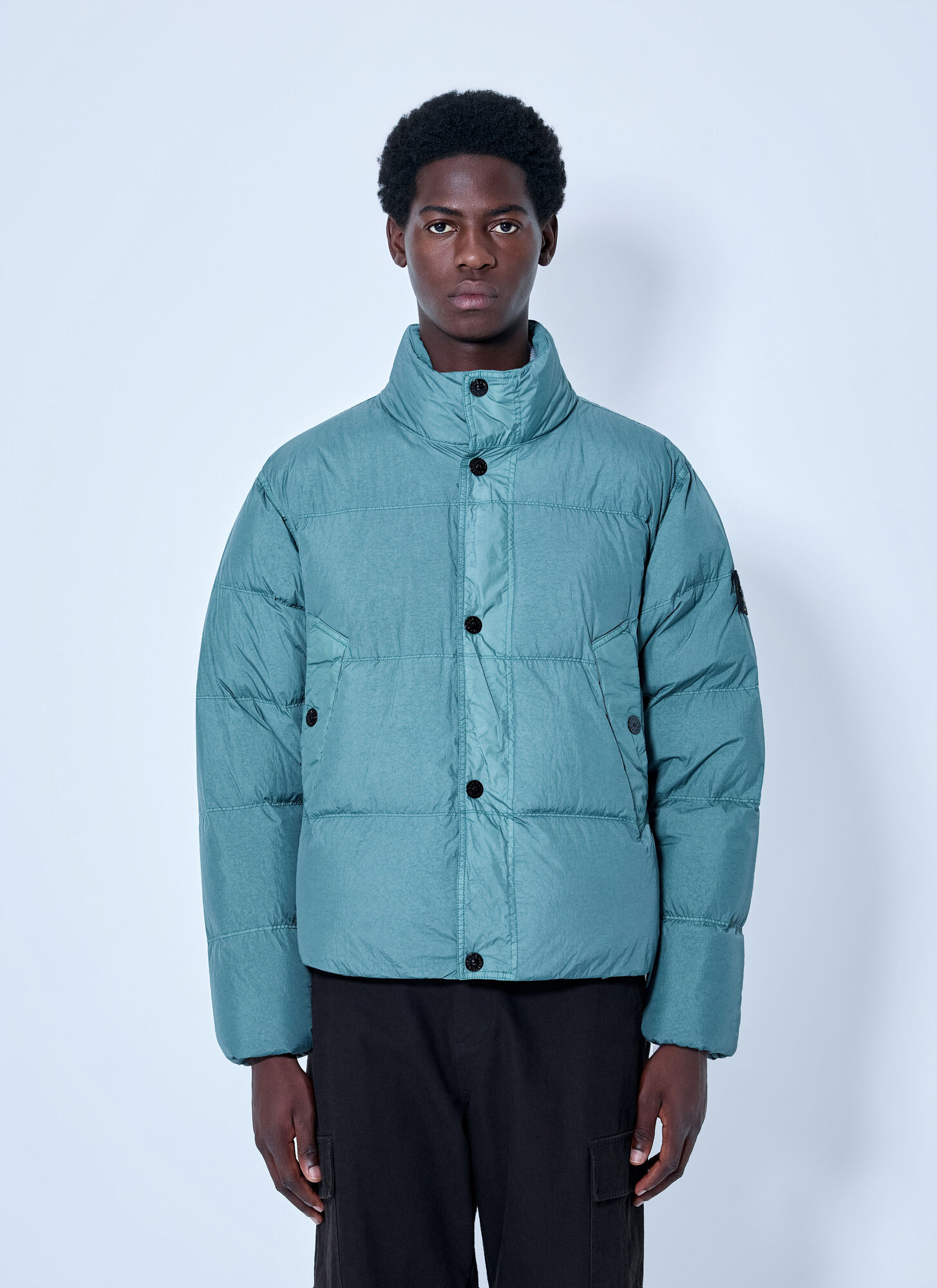 Stone Island Coats - Male - Winter Jackets - Green - L - Jackets - Image 2