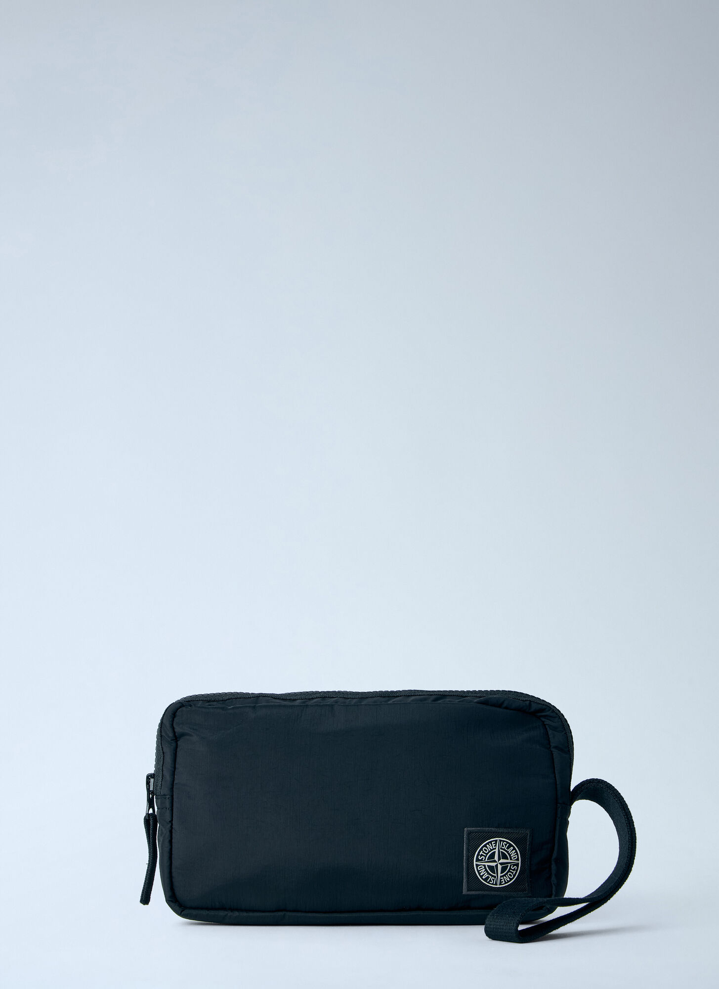 Stone Island Compact Logo Pouch - Man Briefcases Black One Size　Stone Island コンパクト ロゴ ポーチ - 男性 ブリーフケース ブラック フリー サイズ Stone