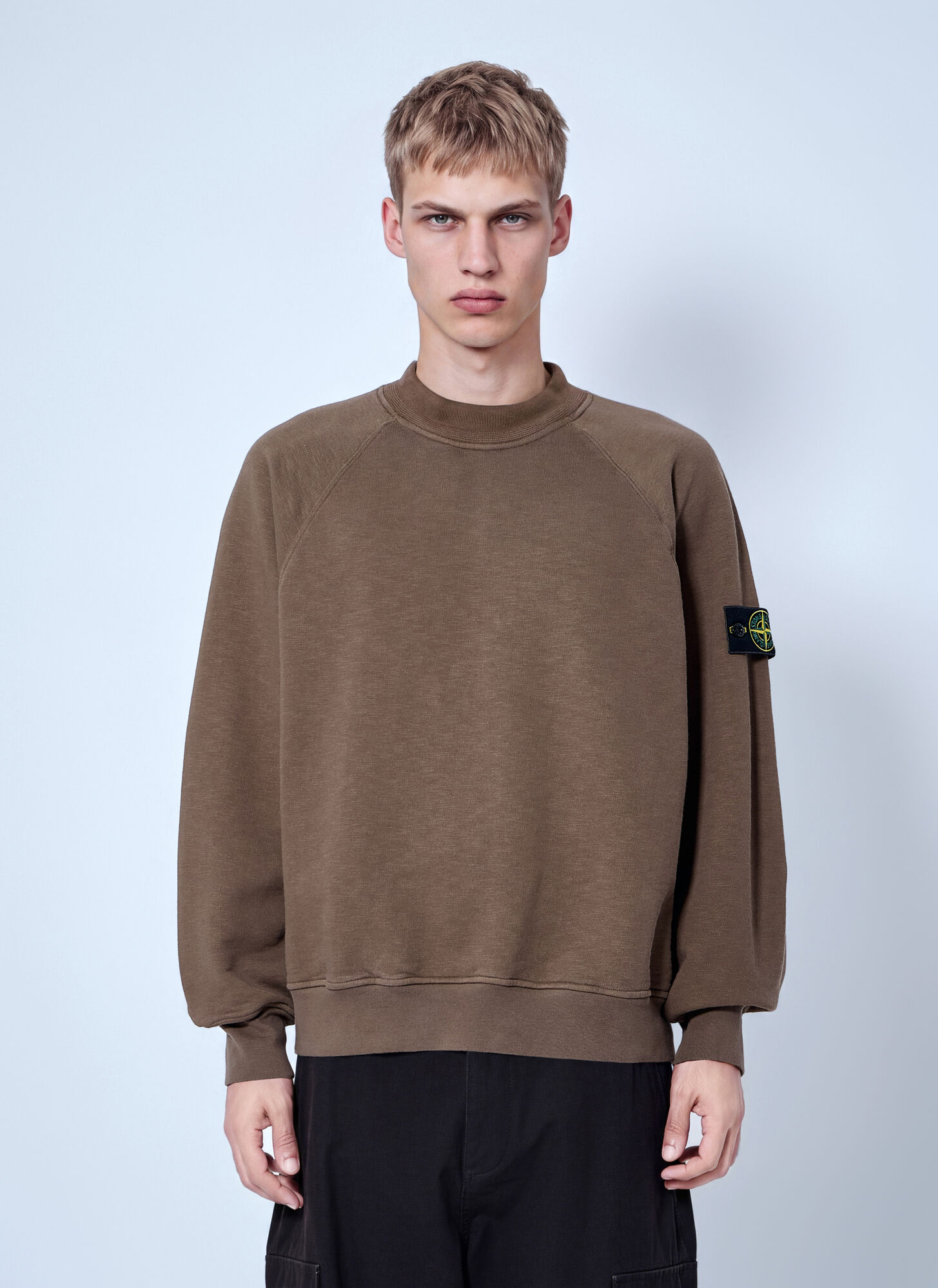 Stone Island Men's Orange Tubular Cotton Fleece Sweater ( - L) - Size L - Image 7