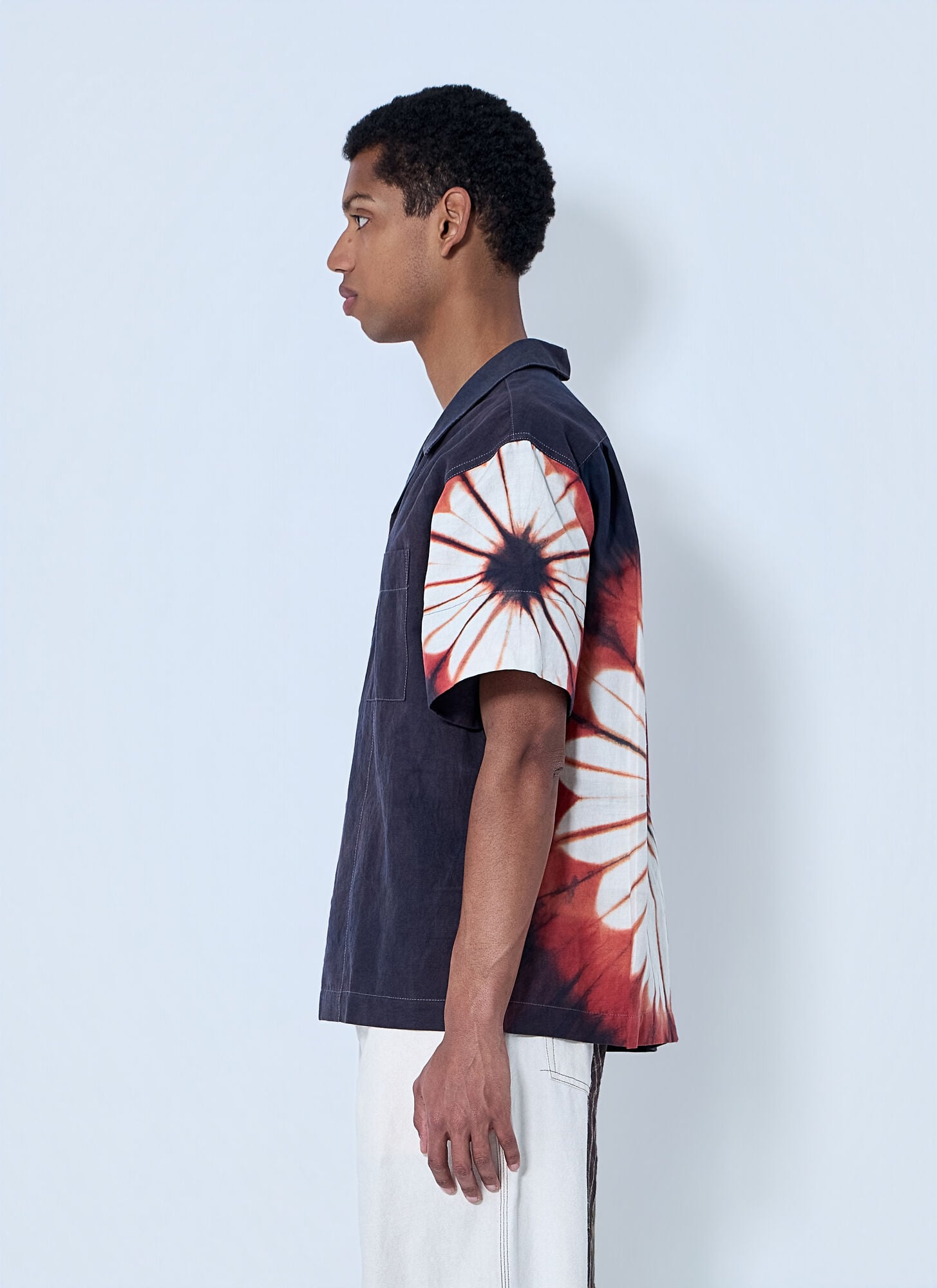  Story Mfg Story Mfg Short-sleeve Button-down Shirt - Mann Hemden Blue S 