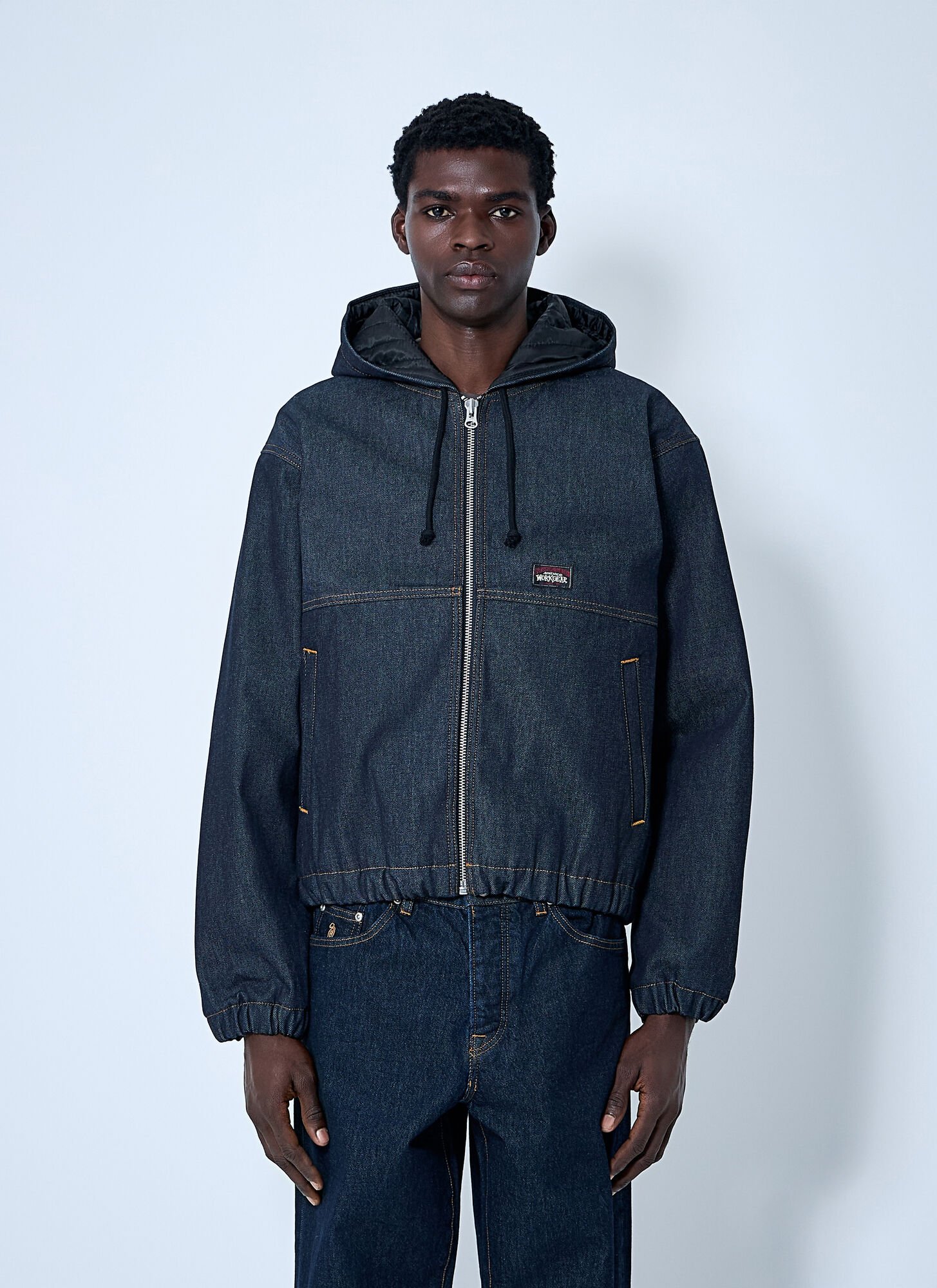 Stussy Work Jacket Denim In Blue