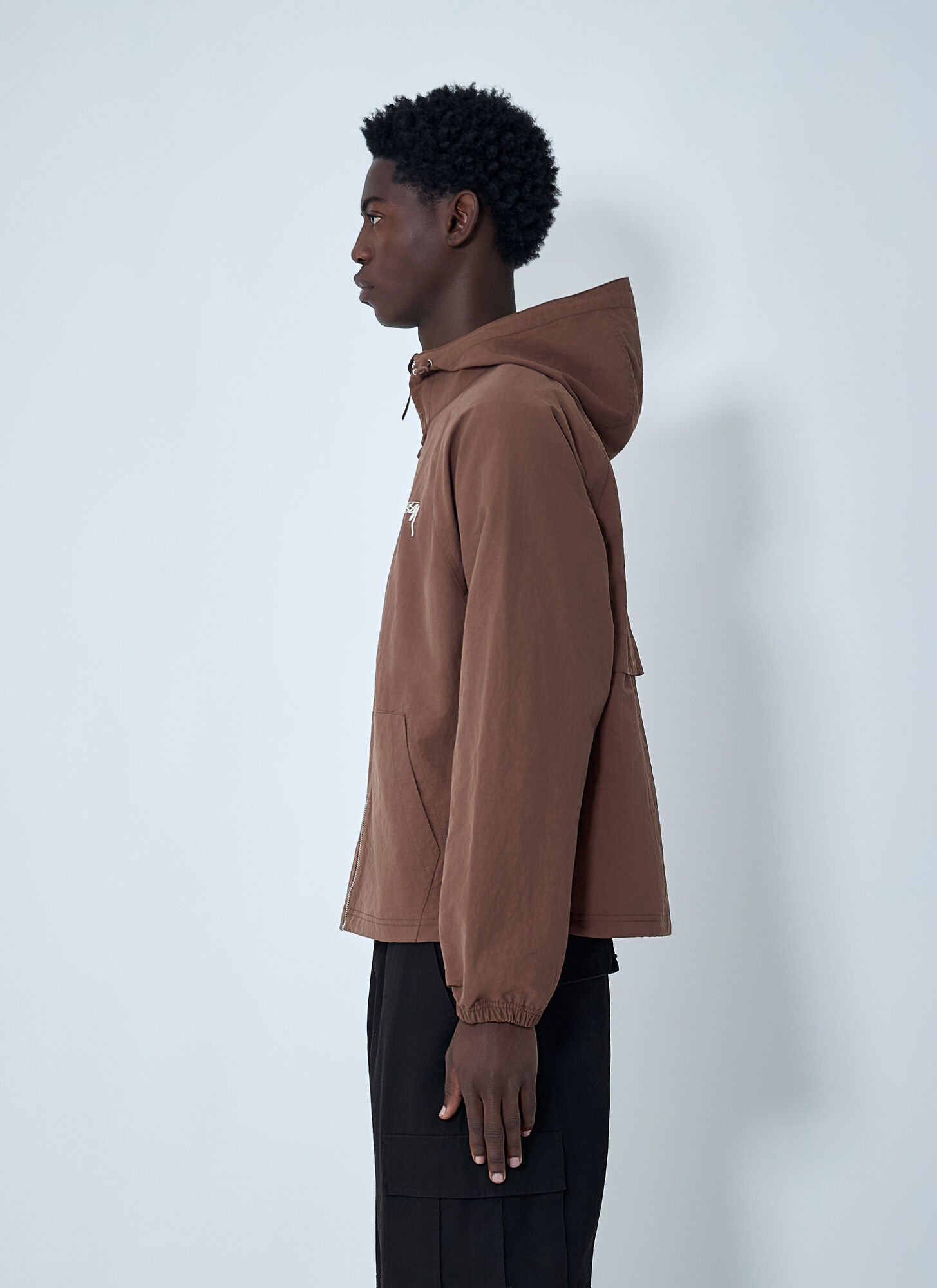  Stüssy Stüssy Nylon Beach Shell Jacket - Mann Jacken Brown Xxl 
