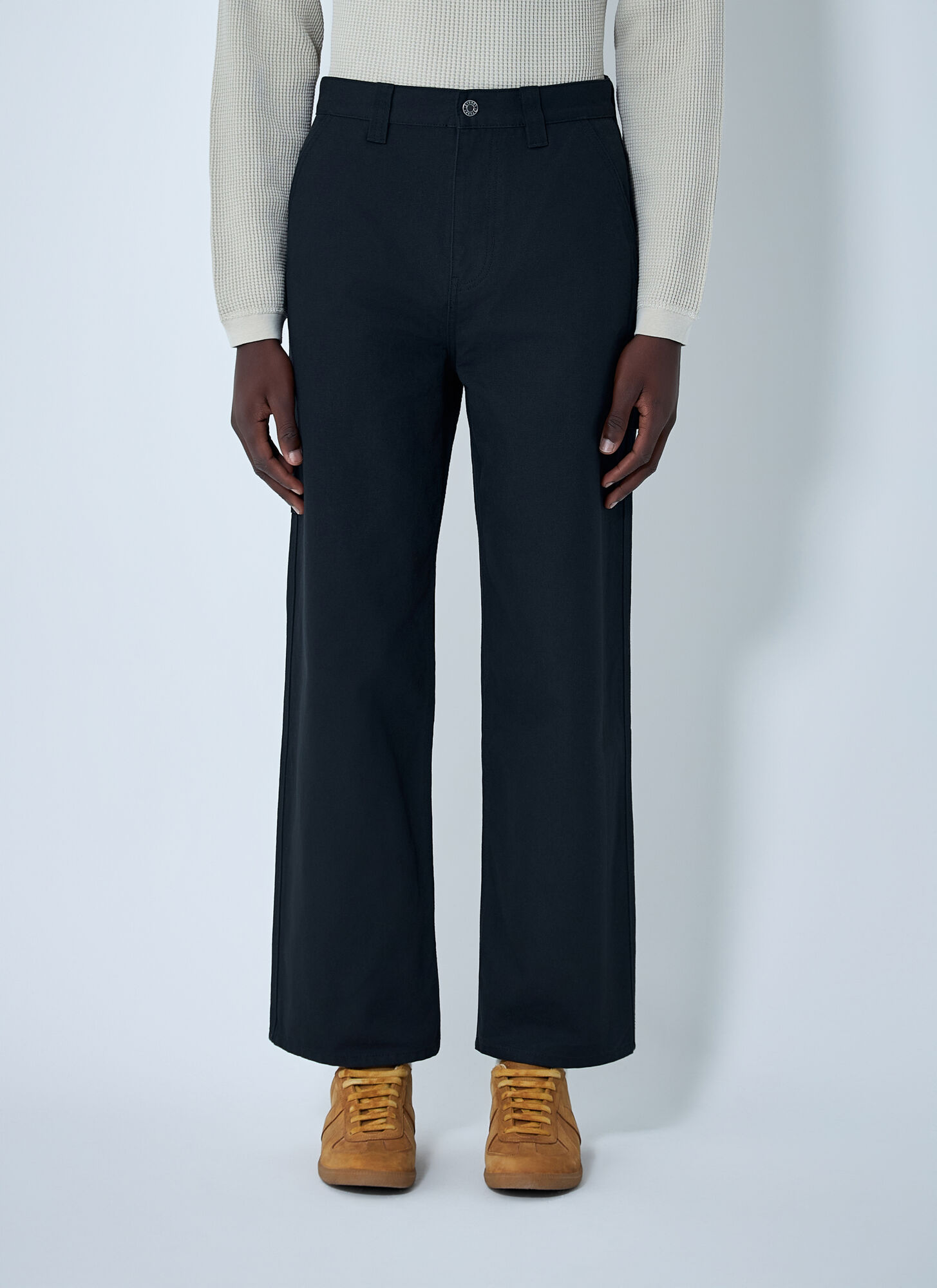 Stüssy Men's Black Carpenter Canvas Pants - Man Pants 28