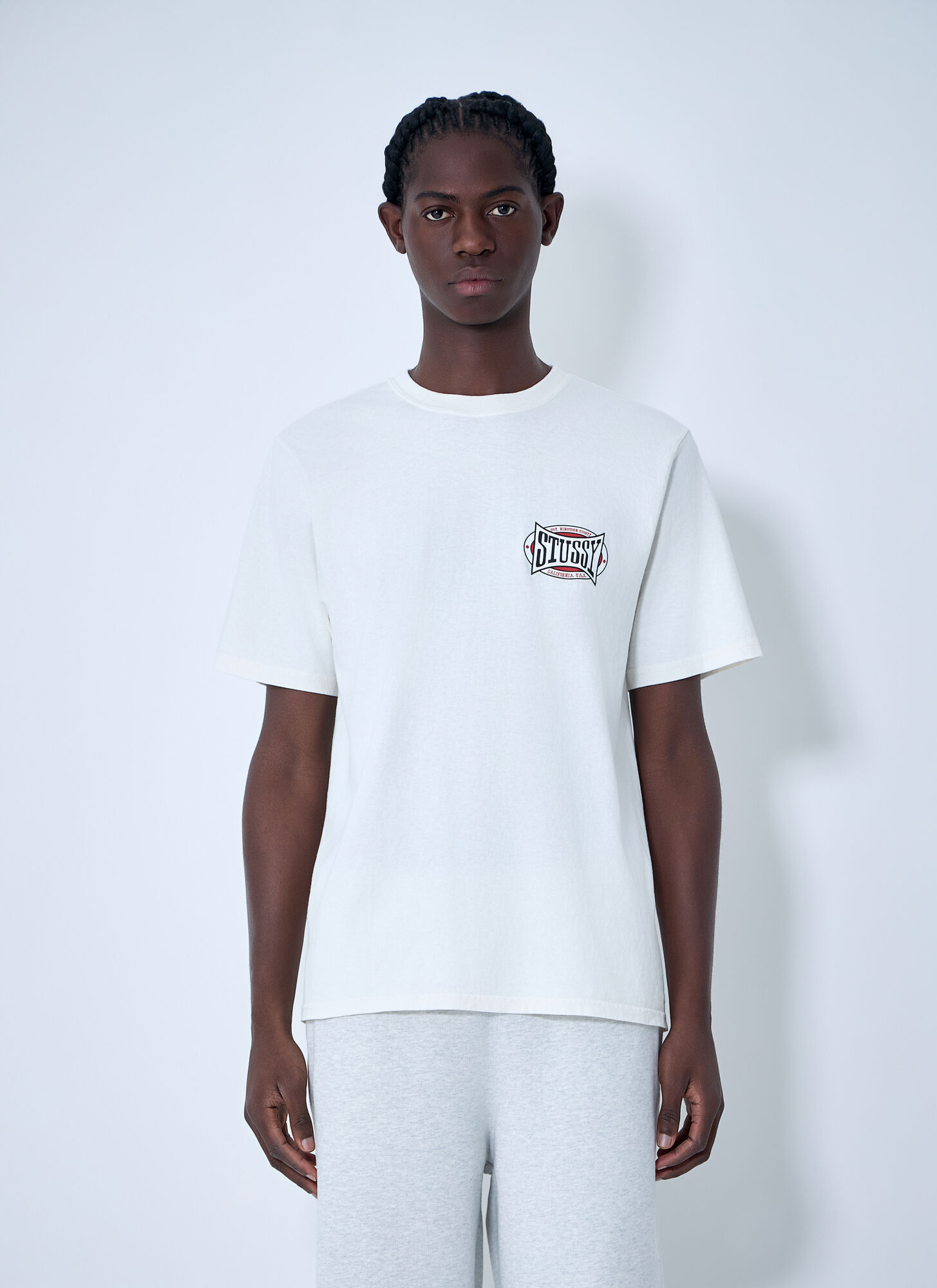 Stüssy Men's Beige Dyed T-Shirt - Man T-Shirts Xxl