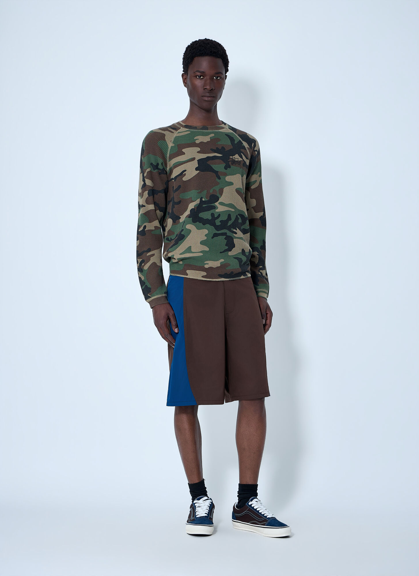  Stüssy Stüssy Two-tone Drawstring Shorts - Mann Shorts Brown 28 