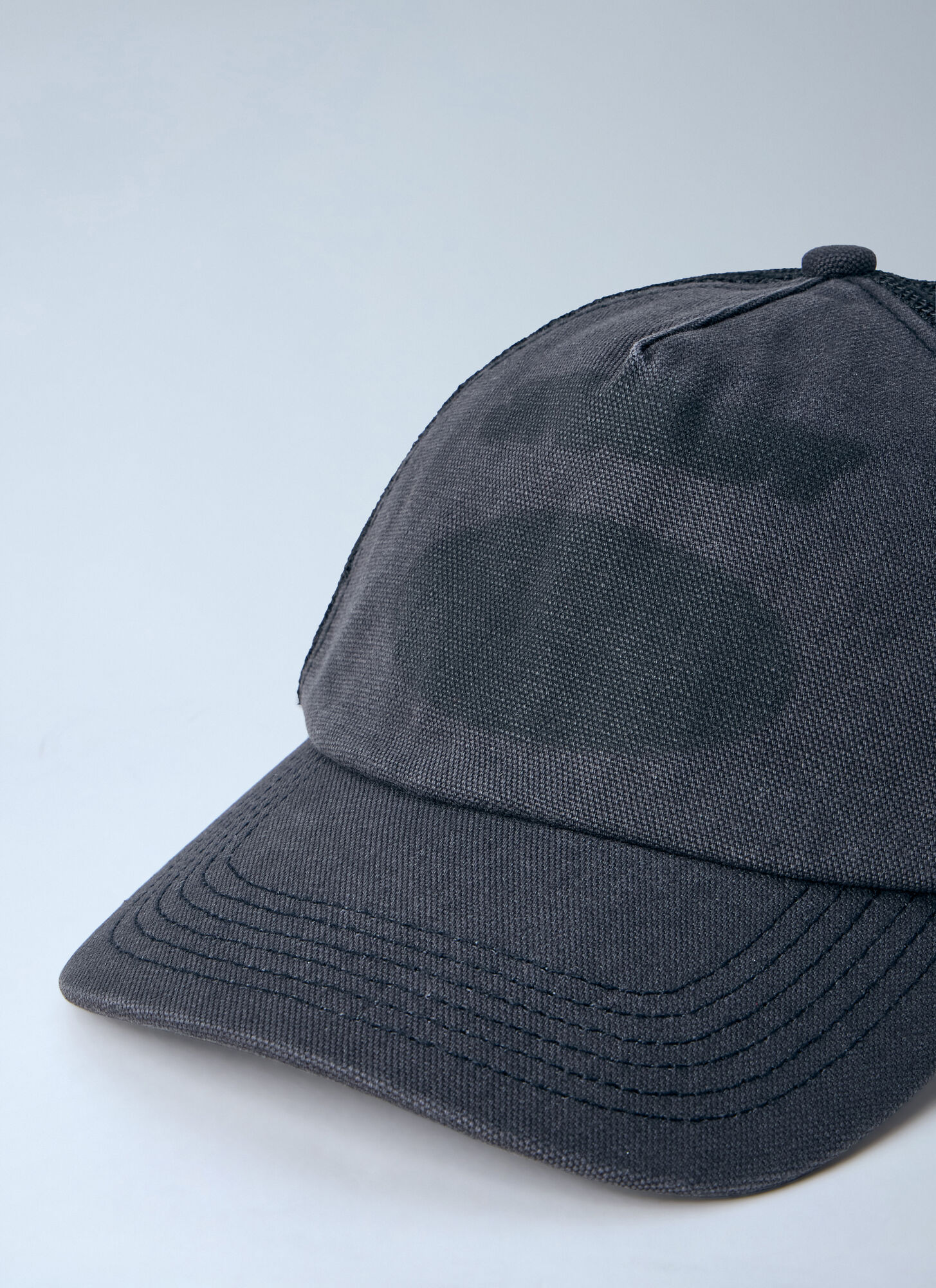  Stüssy Stüssy Ghost Logo Trucker Cap - Mann Hats Grey One Size 