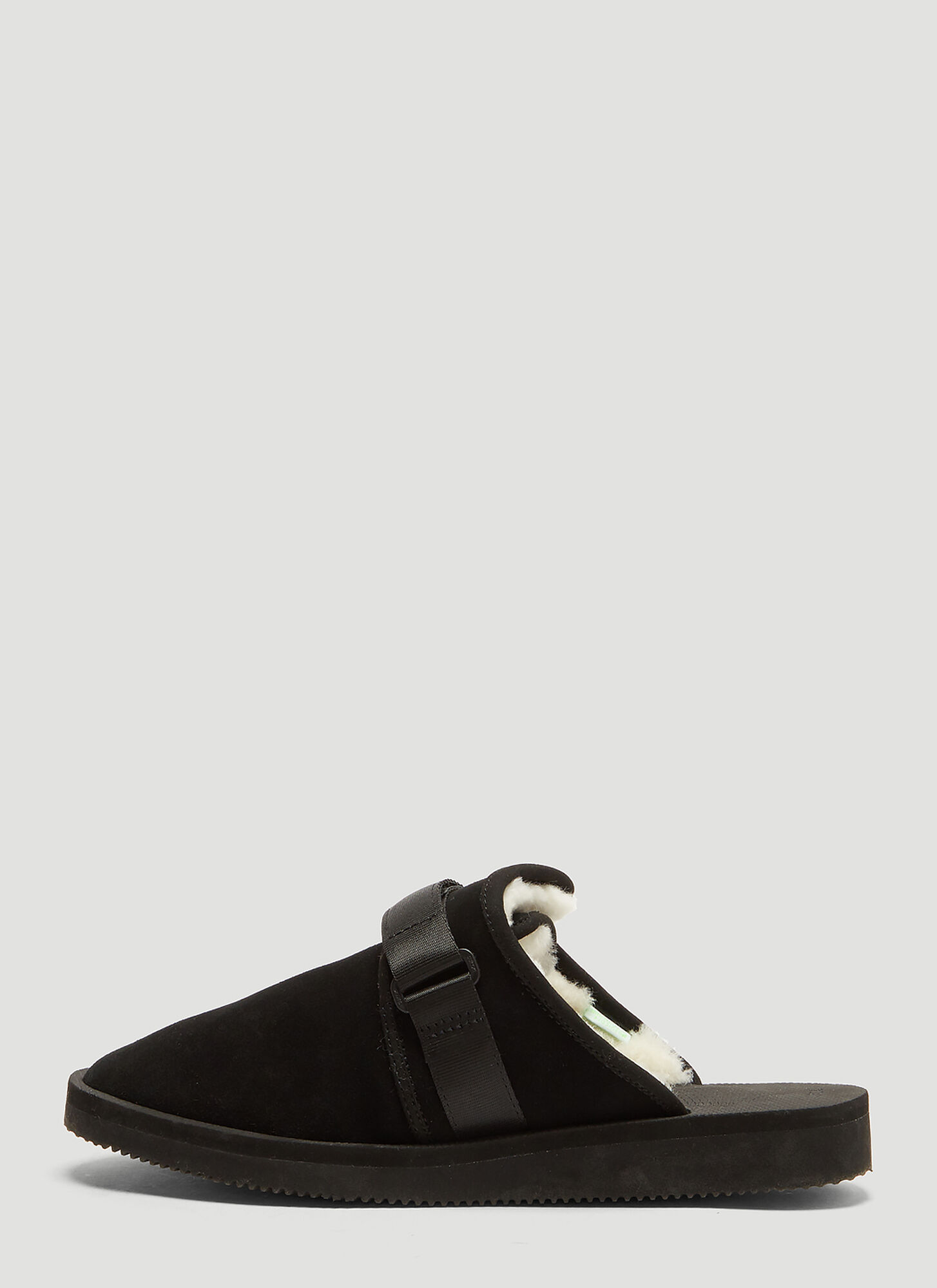  Suicoke Suicoke Zavo Mab Suede Sandals -  Slipper Black Us - 06 