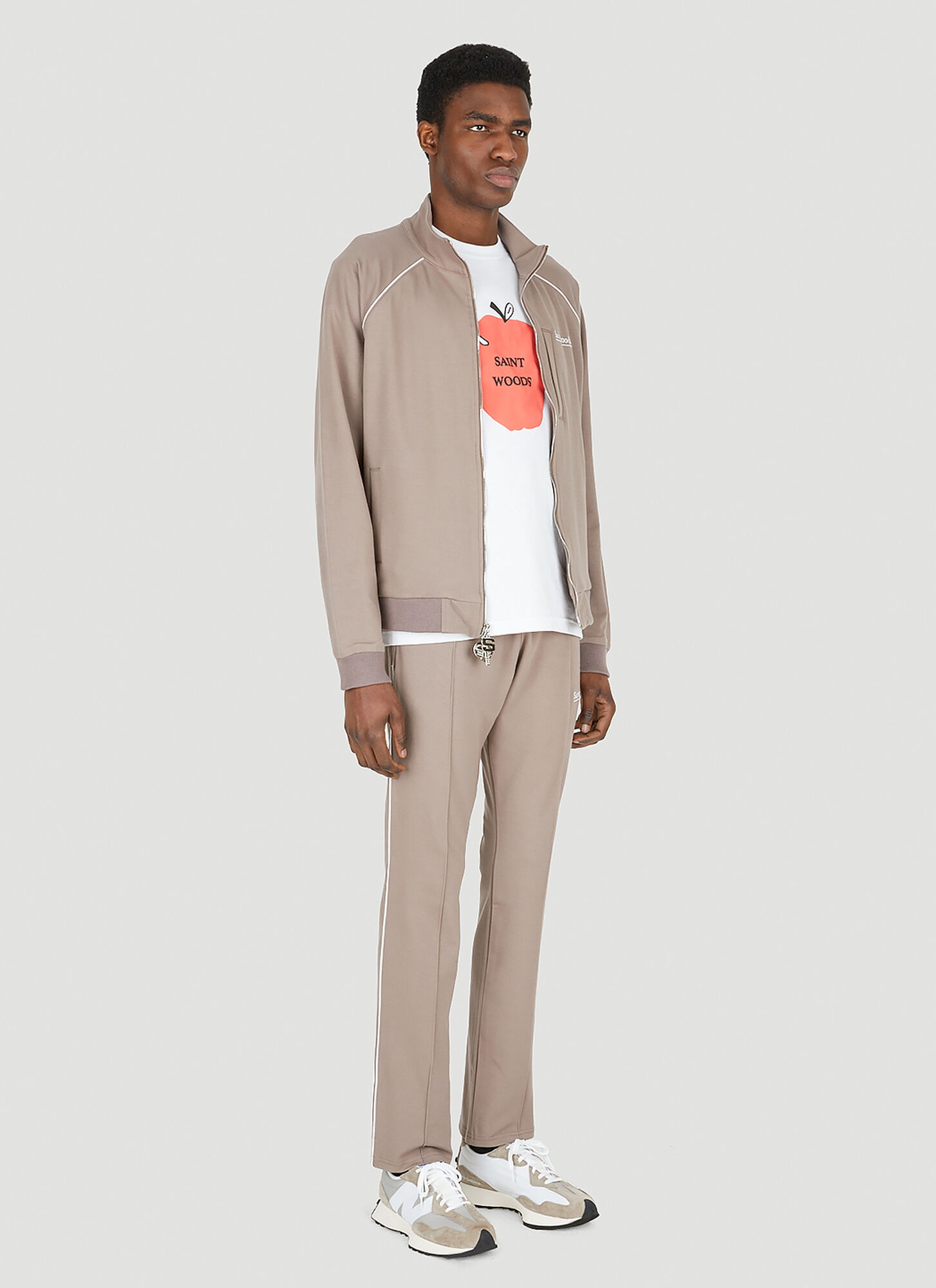  Saintwoods Saintwoods Sw Track Top - Mann Sweatshirts Beige M 
