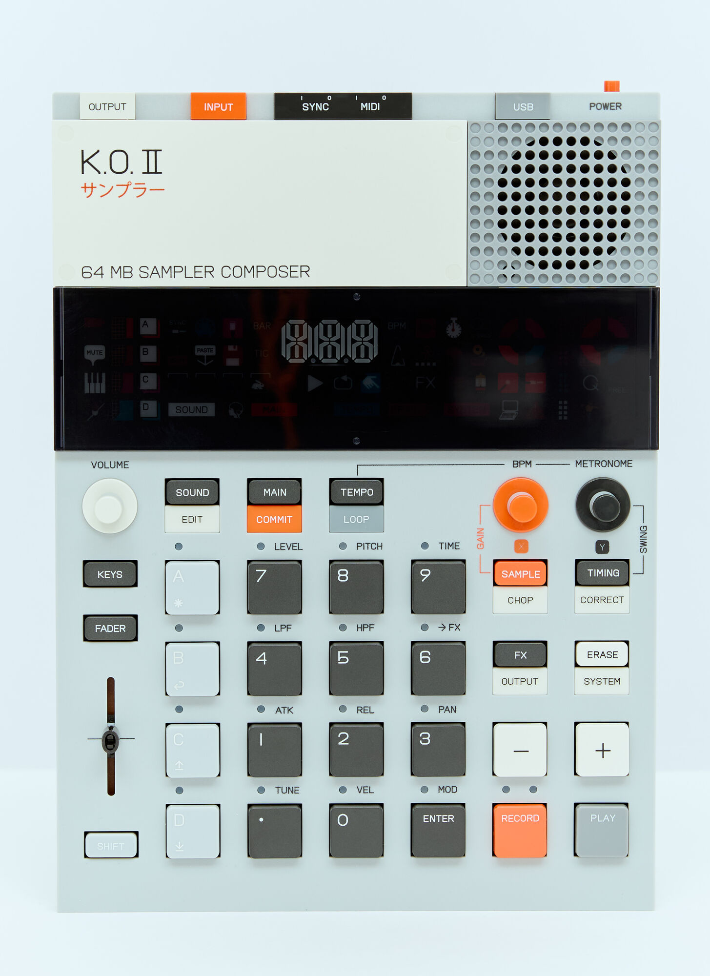 Teenage Engineering Unisex Grey Ep- 133 K.o. Ii Sampler - Tech One Size