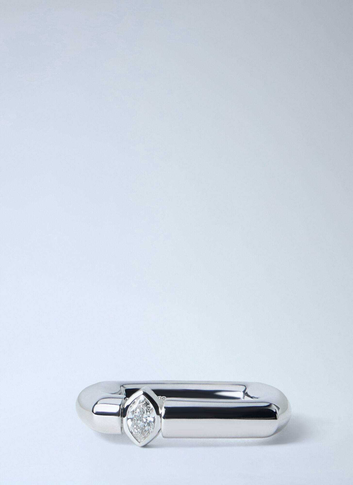 Tom Wood Slim Frame Diamond Ring -  Jewellery Silver 42　Tom Wood スリム フレーム ダイヤモンド リング - ジュエリー シルバー 42 Tom