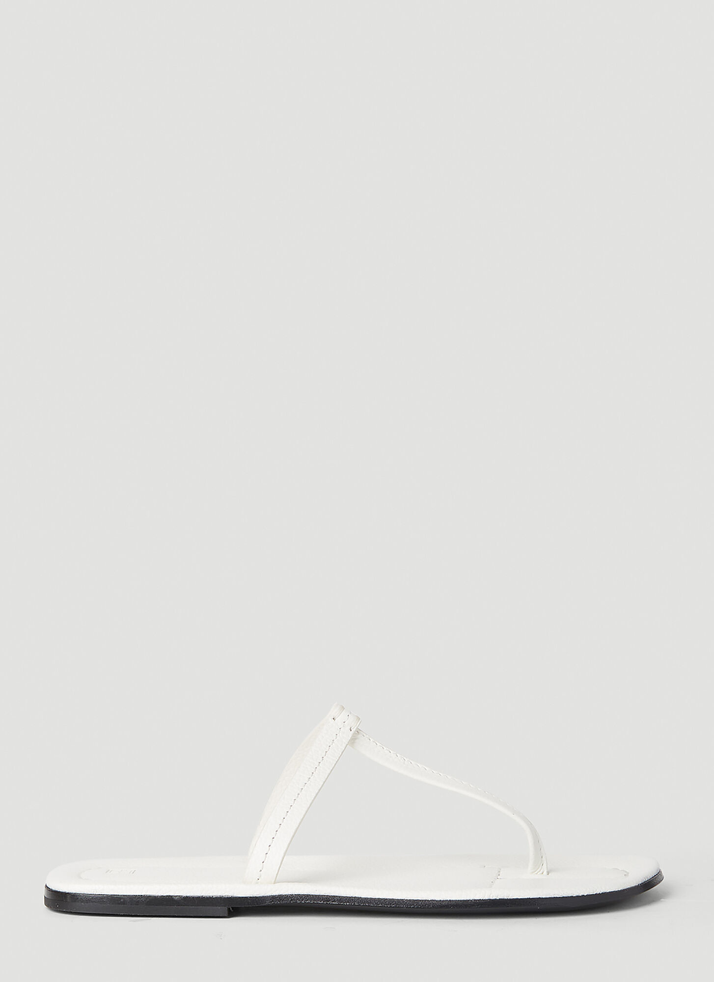 Toteme TOTEME T-strap Sandals - Woman Sandals White Eu - 36　TOTEME T ストラップ サンダル - 女性サンダル ホワイト Eu - 36