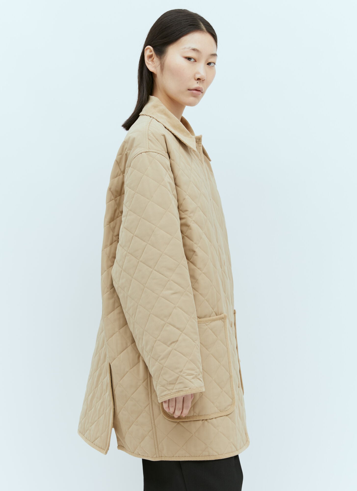  Toteme Toteme Quilted Barn Jacket - Frau Jacken Beige M 