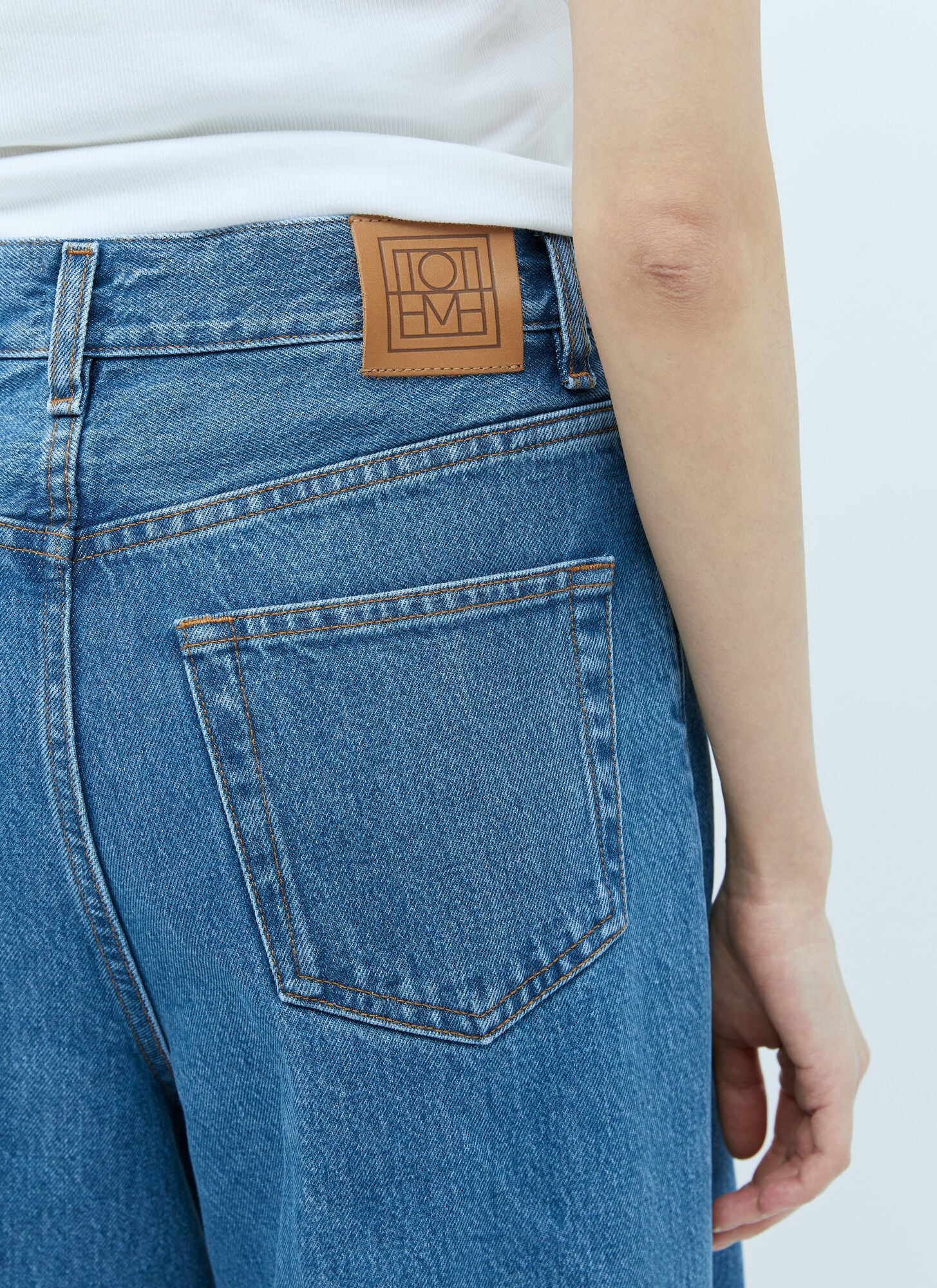  Toteme Toteme Wide Leg Denim - Frau Jeans Blue 28 