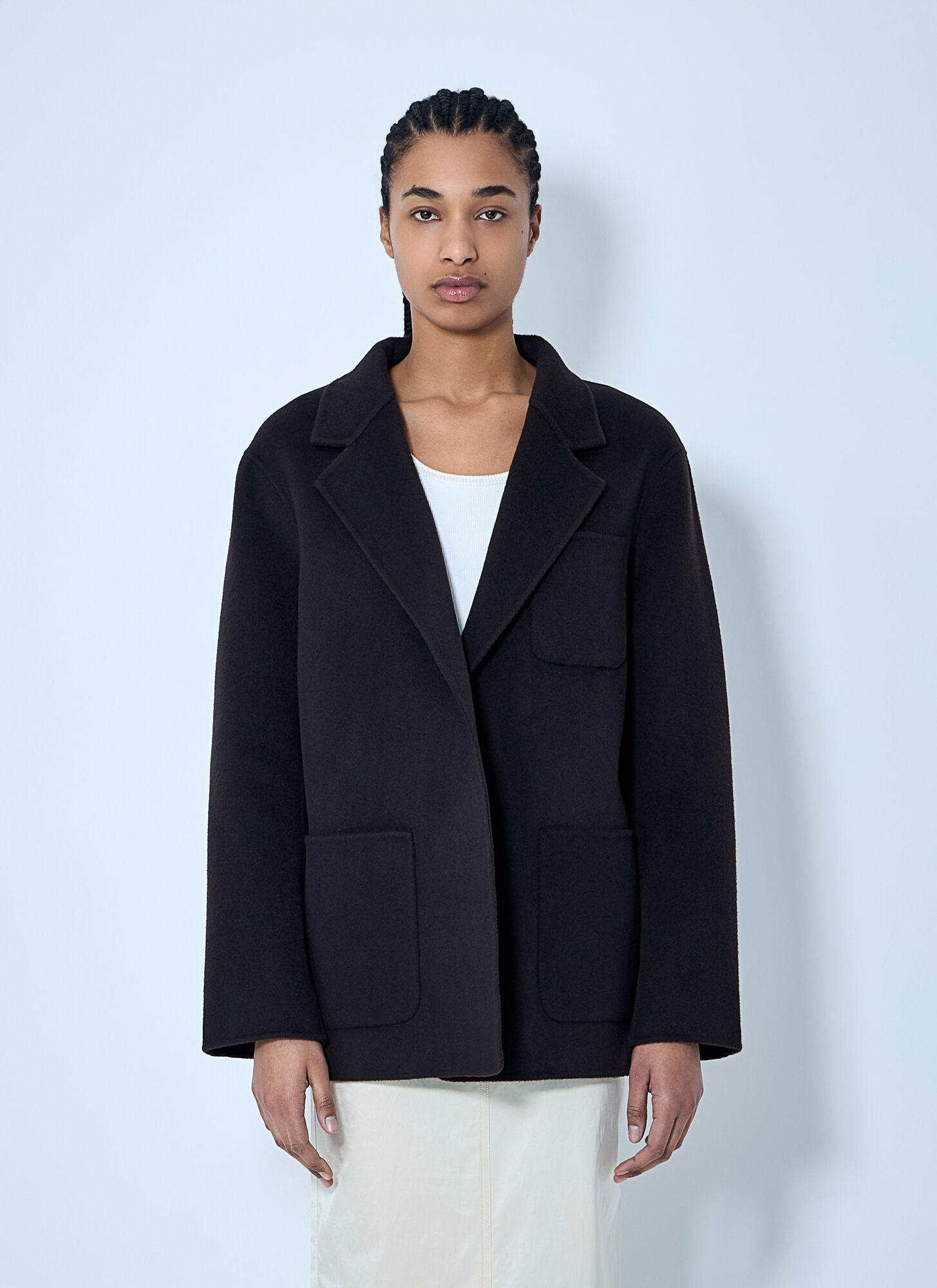 TOTEME Doubl Wool Jacket – Woman Jackets Black Fr – 38