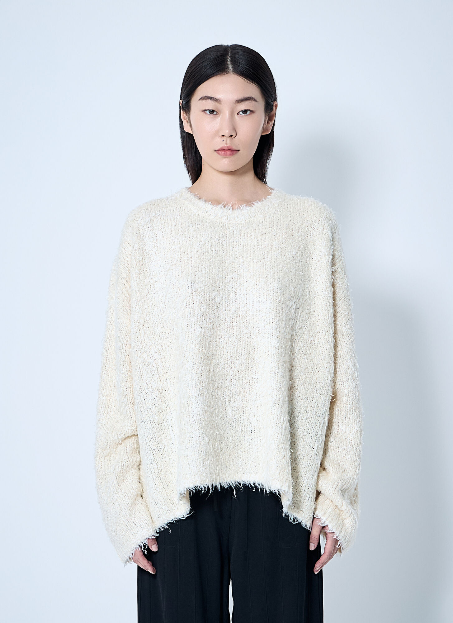Totême Toteme Women Boxy Silk Sweater In Beige