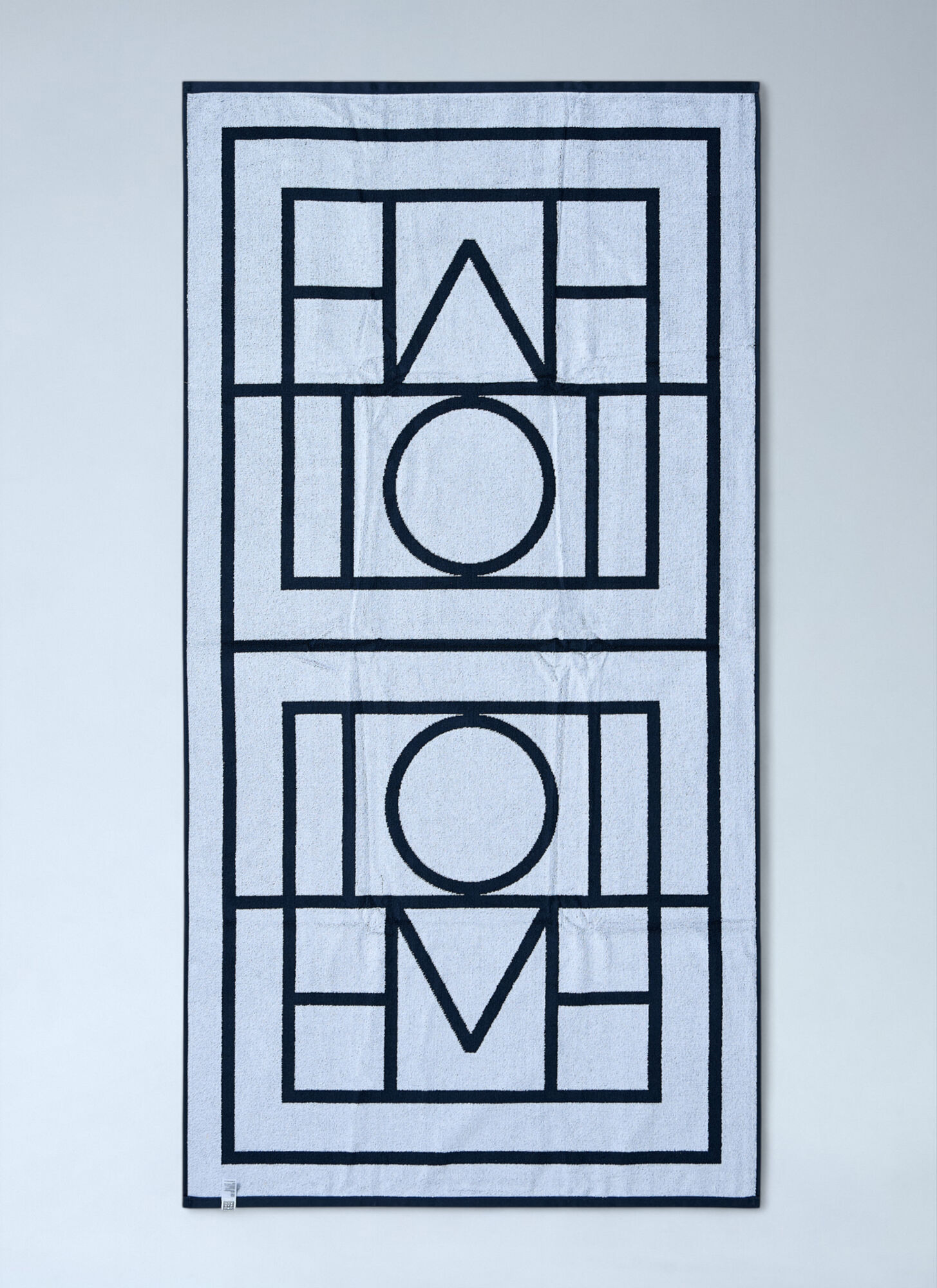  Toteme Toteme Monogram Beach Towel - Frau Textiles Navy One Size 
