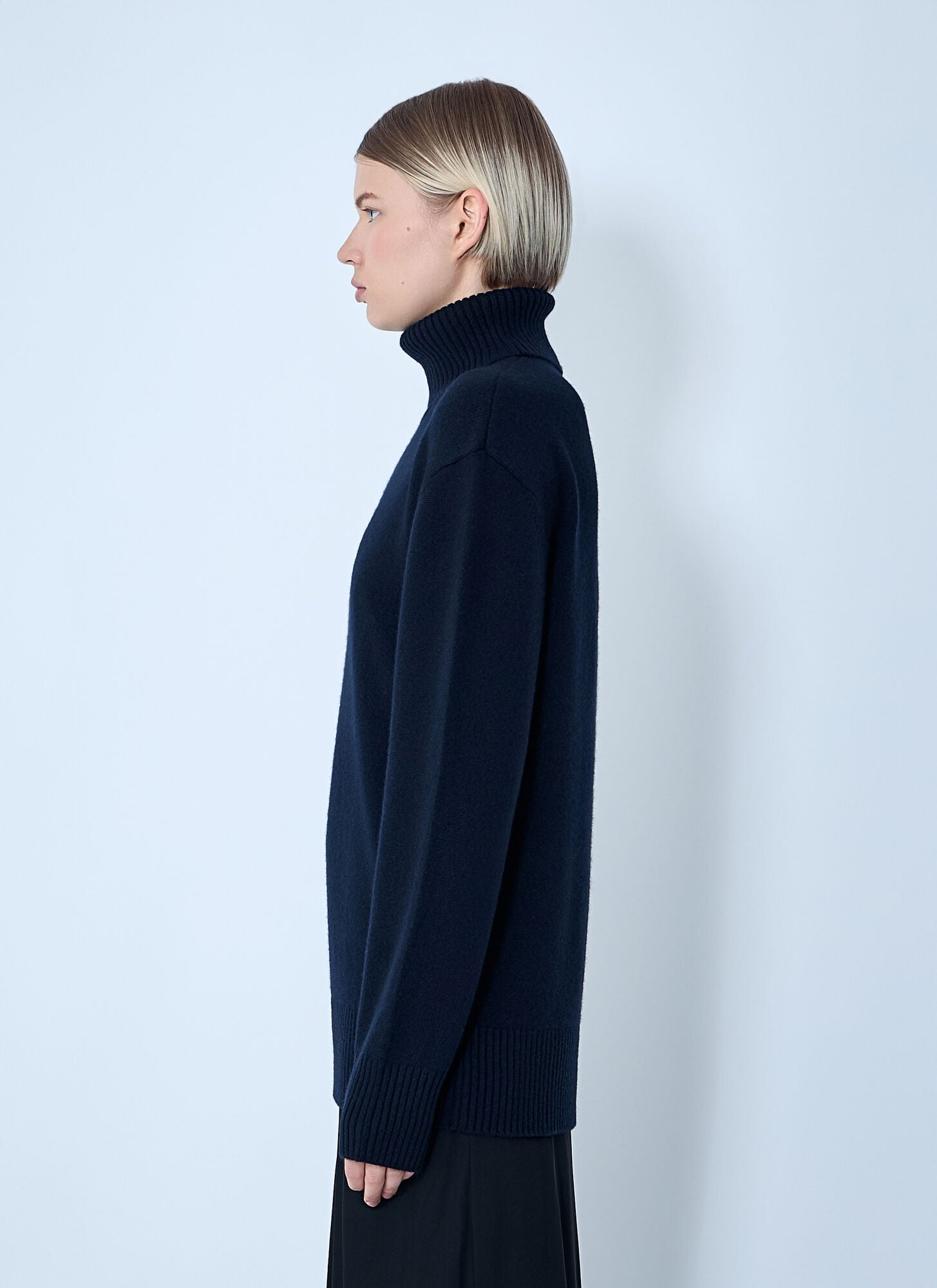  Toteme Toteme Cashmere Turtleneck - Frau Strick Navy M 
