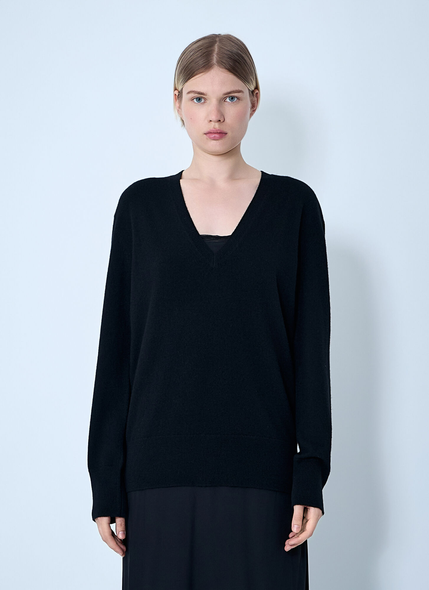 Toteme Women's Black Cashmere Sweater - Woman Knitwear M