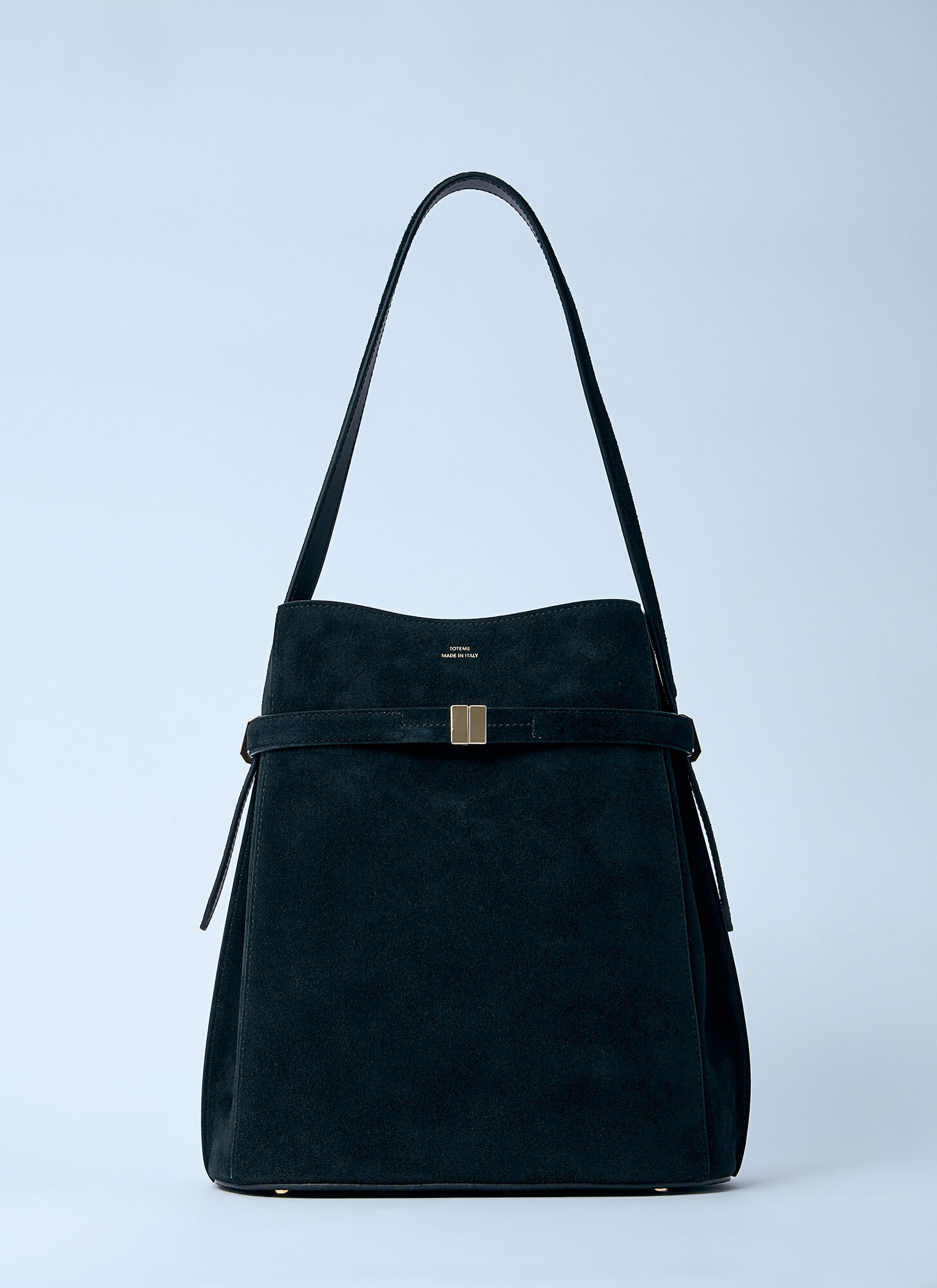 Totême Belted Suede Bucket Bag