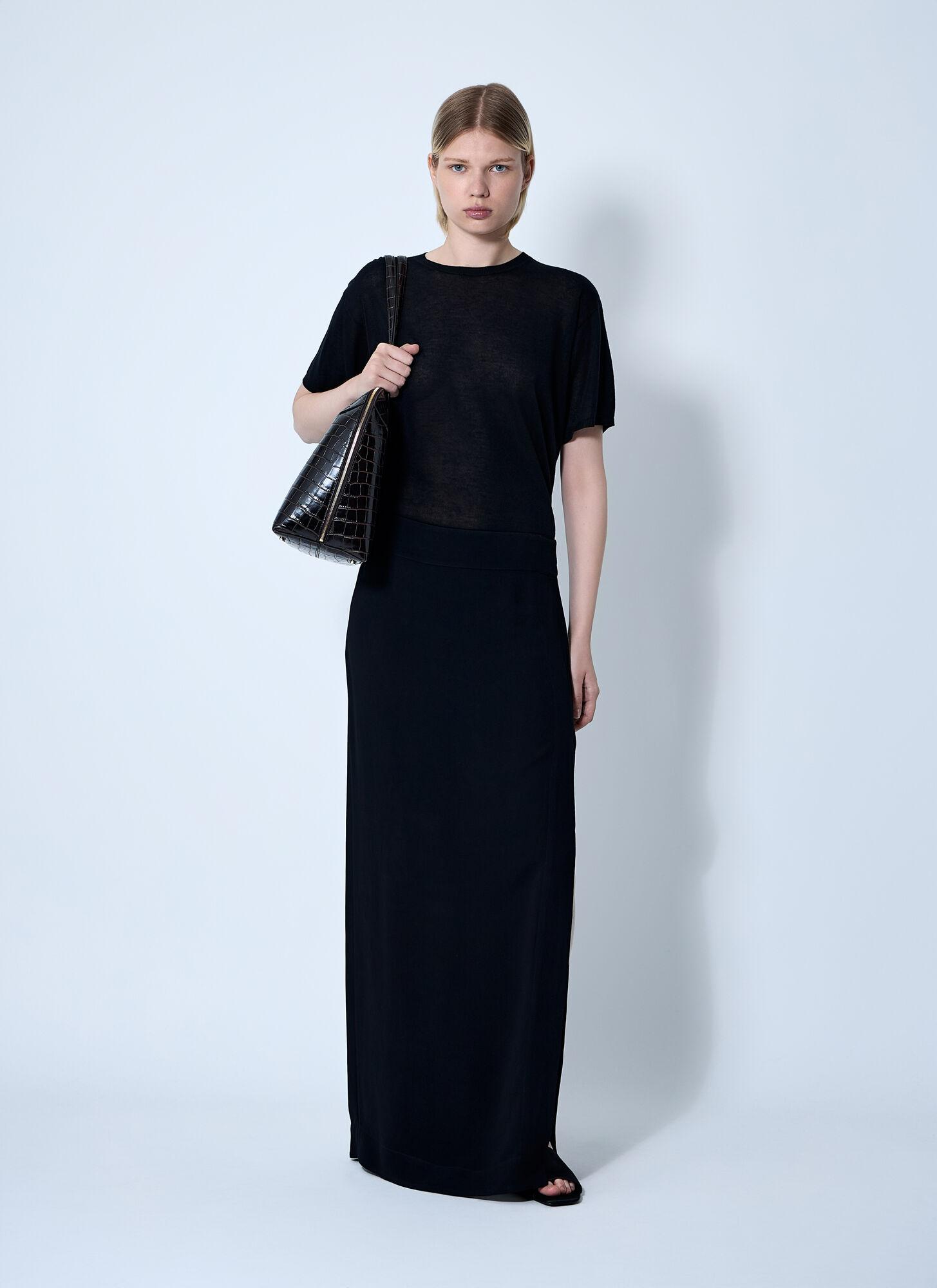  Toteme Toteme High Slit Skirt - Frau Röcke Black Eu - 32 