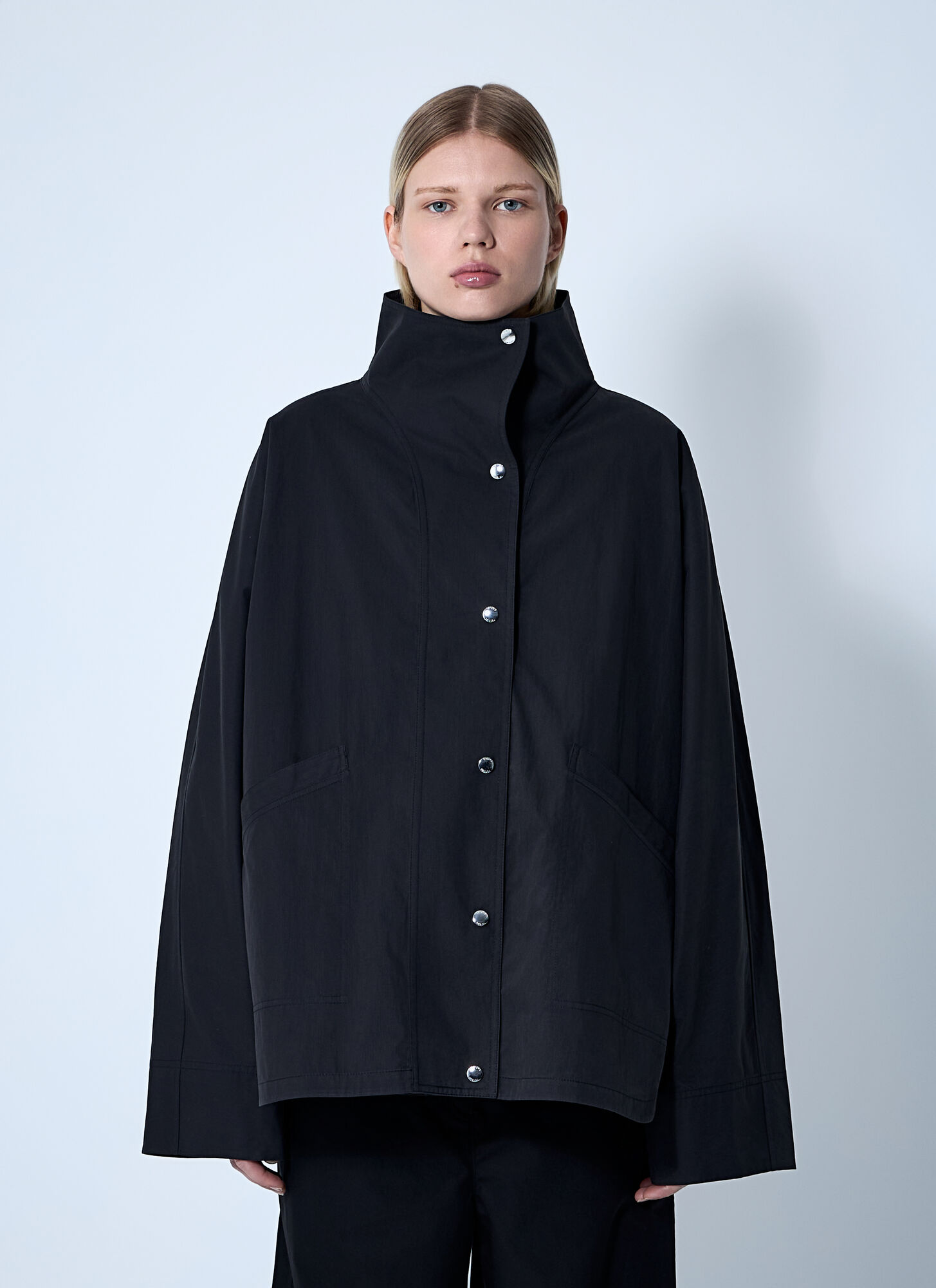 Totême Summer Parachute Jacket In Blue
