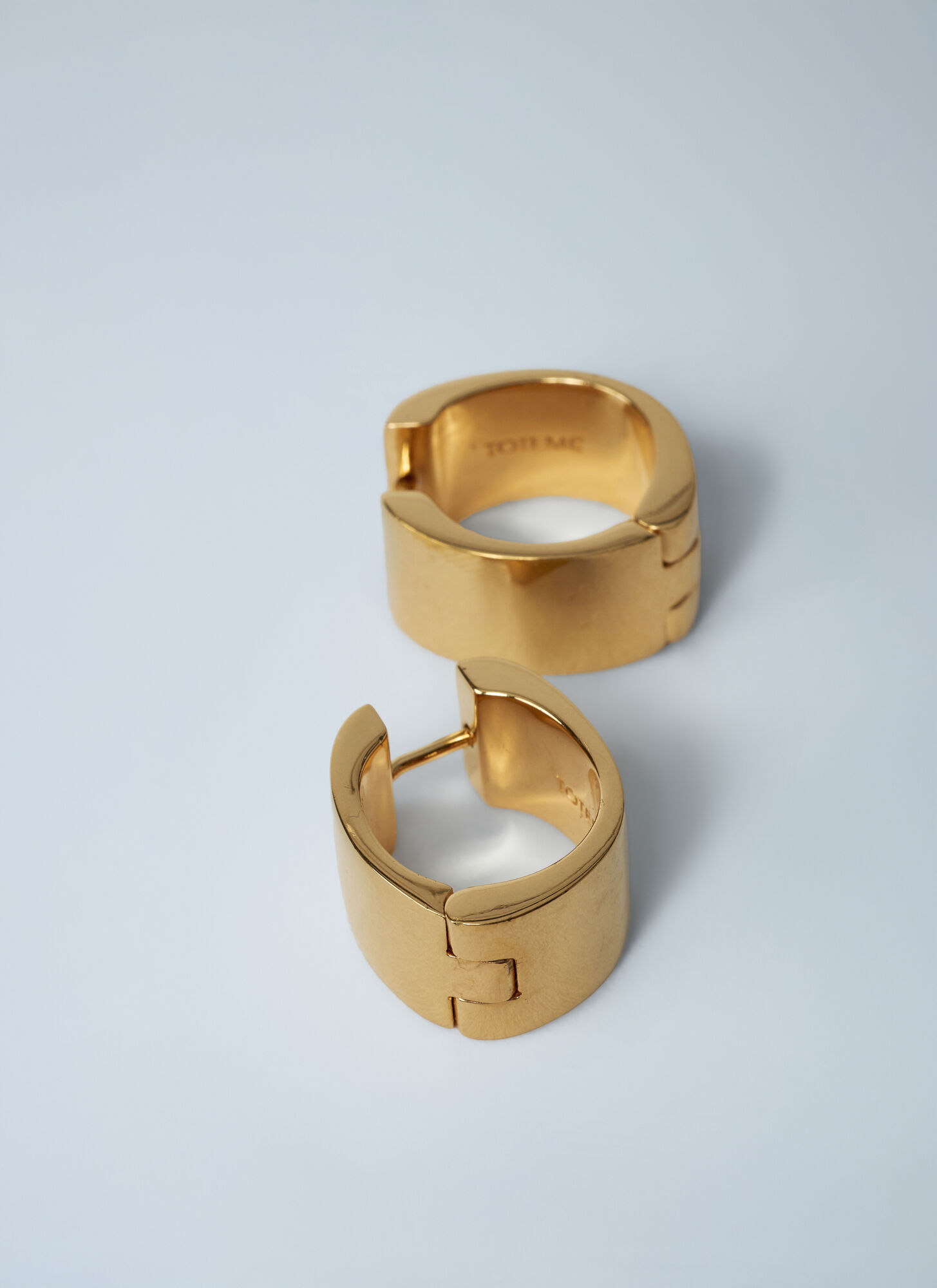  Toteme Toteme Signature Hoop Earrings - Frau Schmuck Gold One Size 