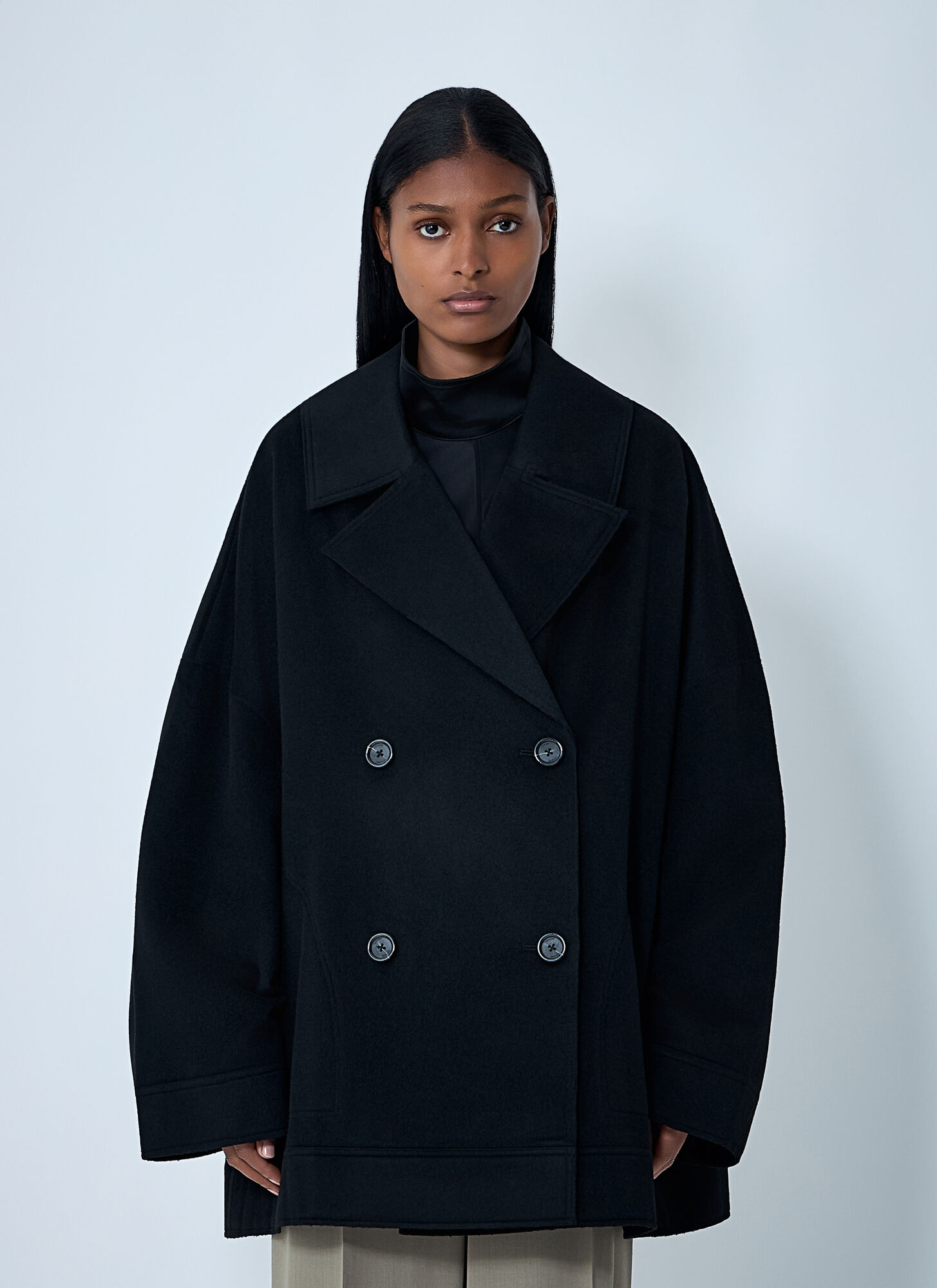 Toteme Women's Black Doublé Jacket - Woman Jackets Xs